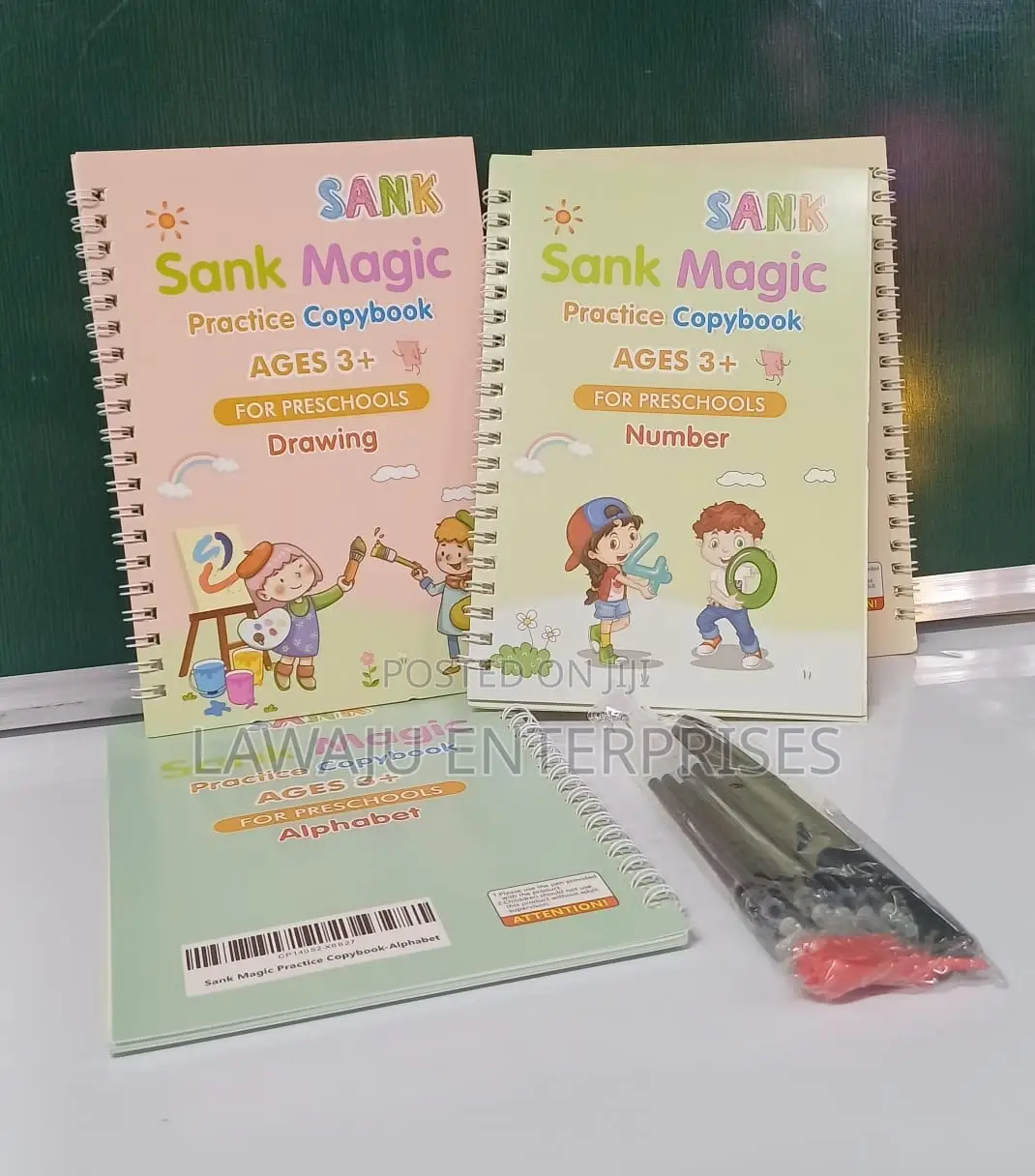 4 In 1 Sank Magic Practice Copy Books