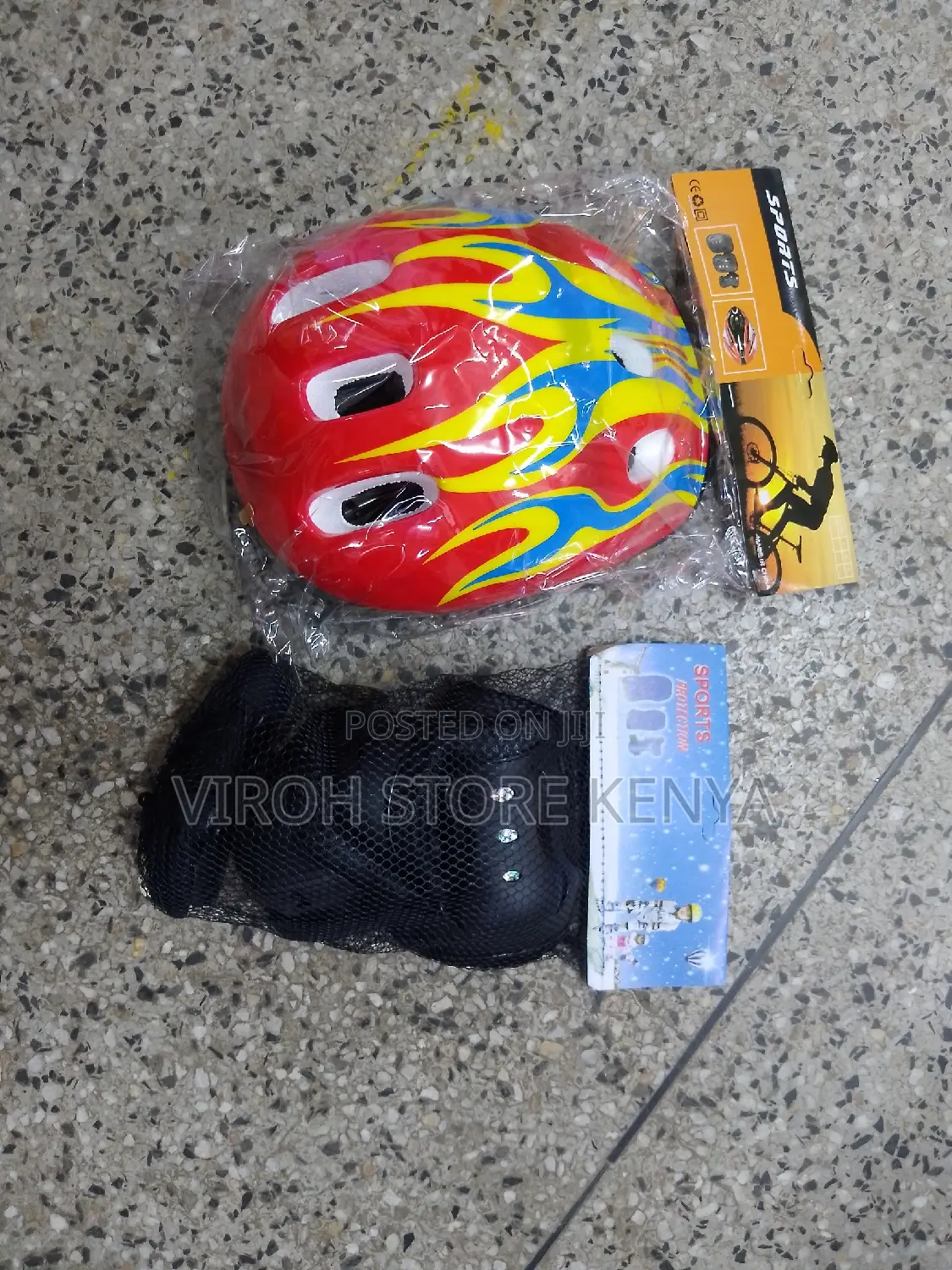 Skating Helmet and Guards for Skating and Cycling