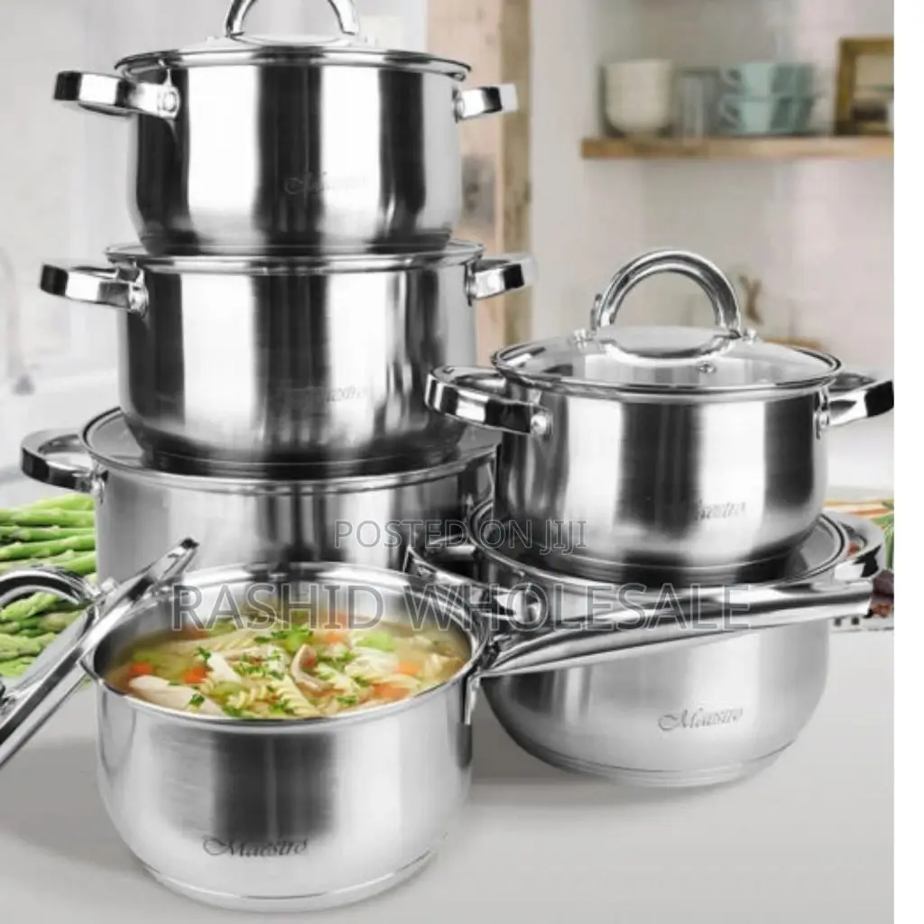New Jp 10 PCS Stainless Cookware