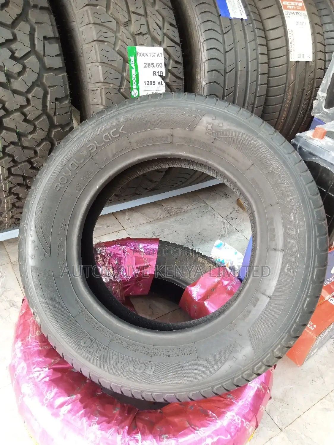 185/70r14 Royal Black Tyre