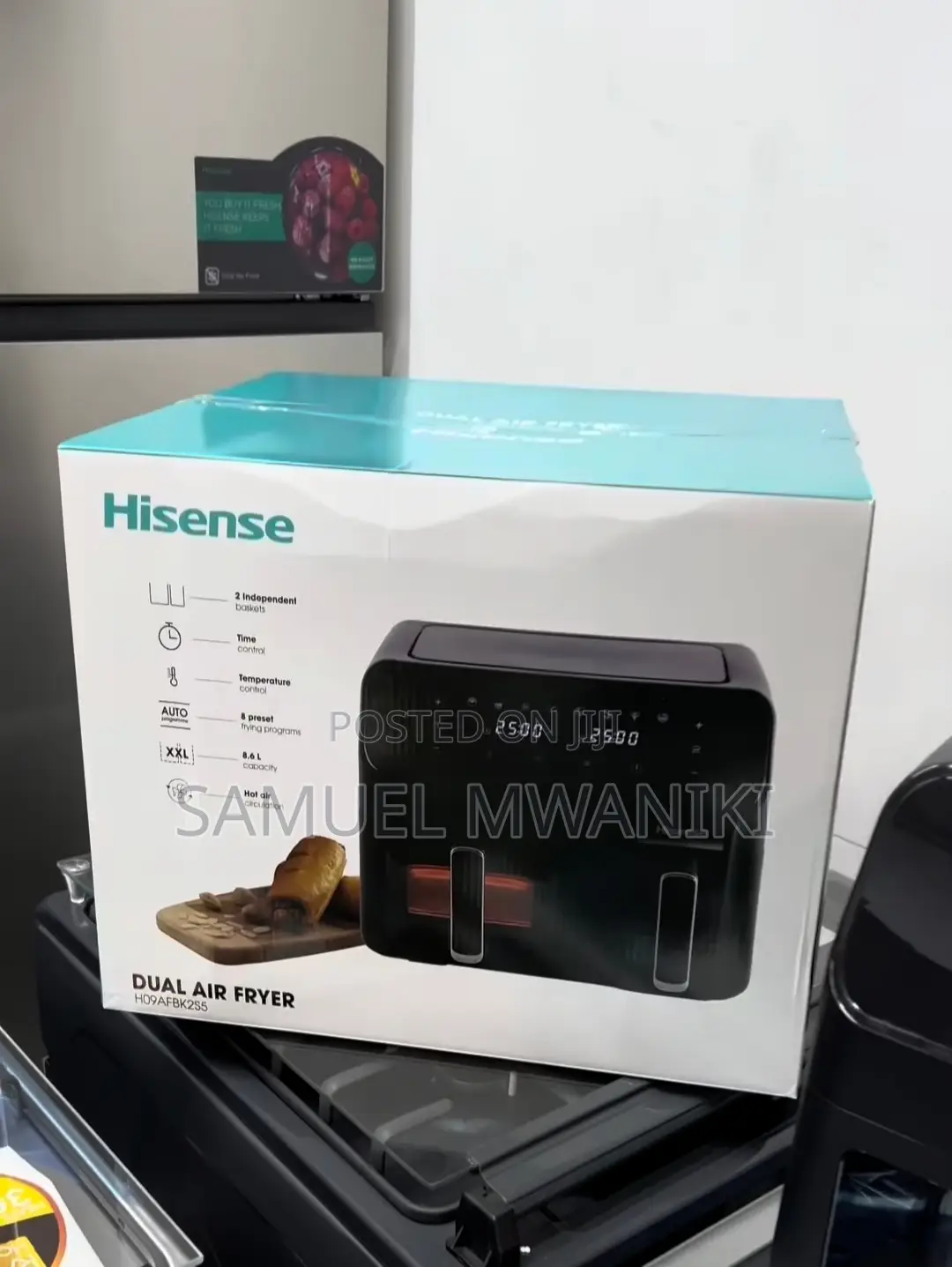 Hisense 8.6l Air Fryer Dual Air Fryer
