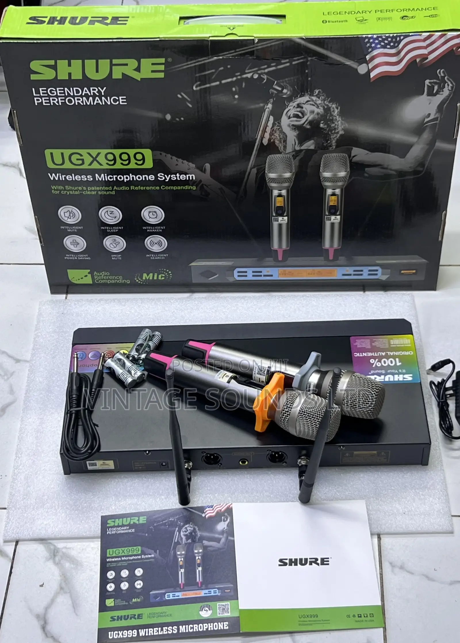 Shure Ugx 999 Wireless Digital Wireless Microphone System
