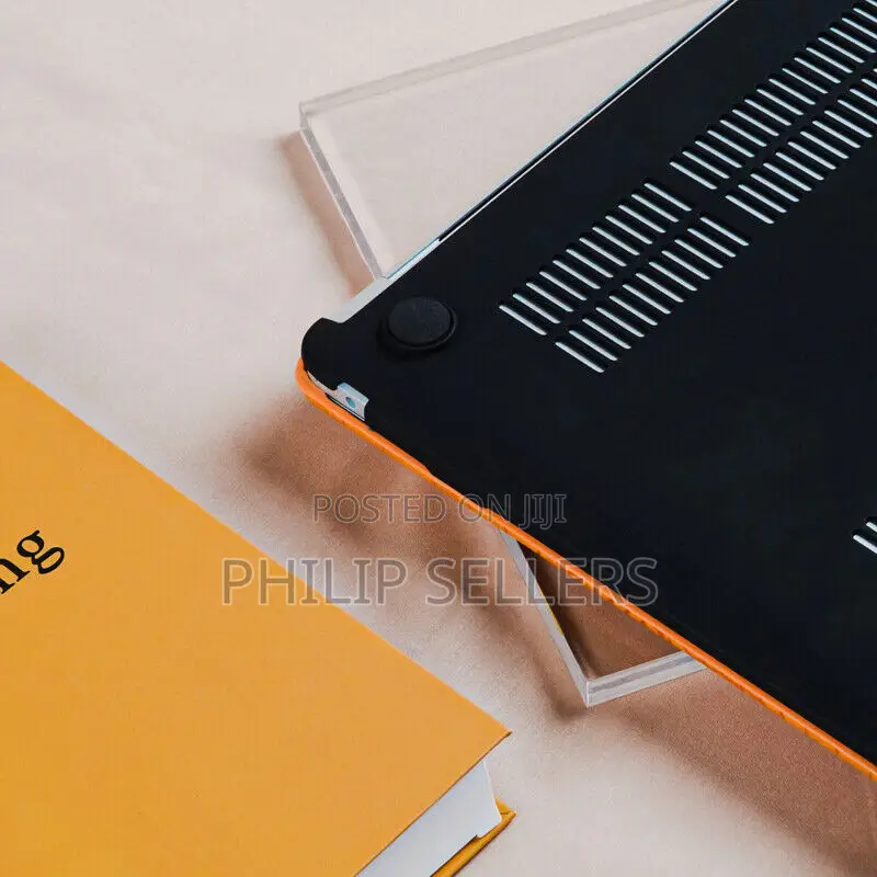 Vintage Orange Crocodile PU Leather Shell Case Cover for Mac