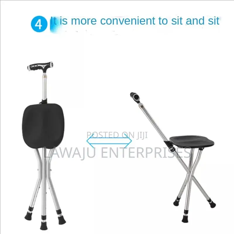 Medical Grade Crutches With Stool