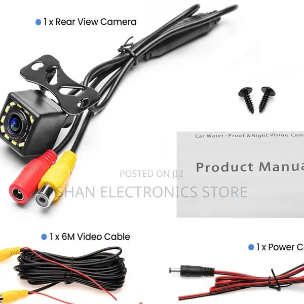 Newwide Angle Hd Car Rearview Camera Rear View Camera 12LED