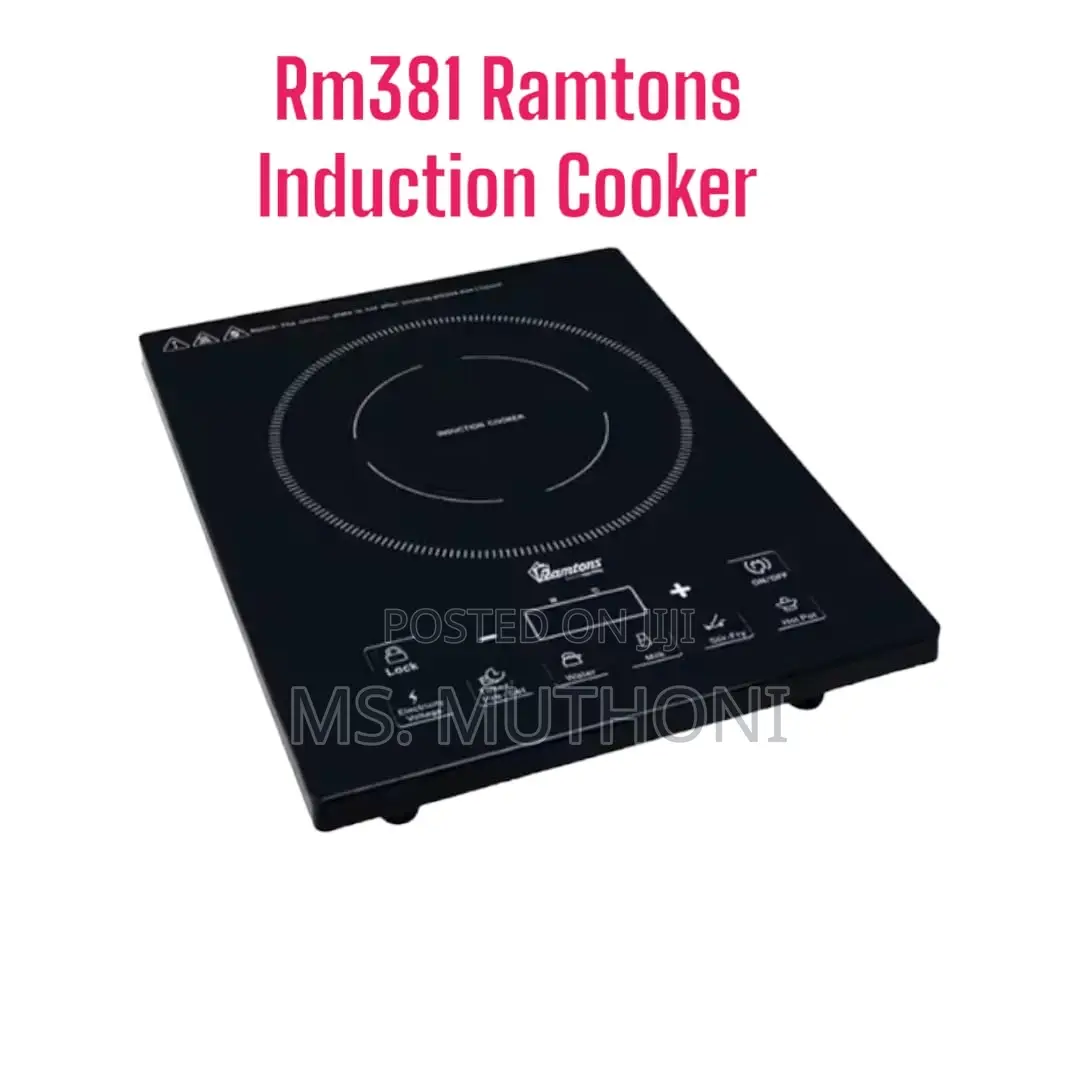 RM381 Ramtons Induction Cooker With Free 24cm Non Stick Pan