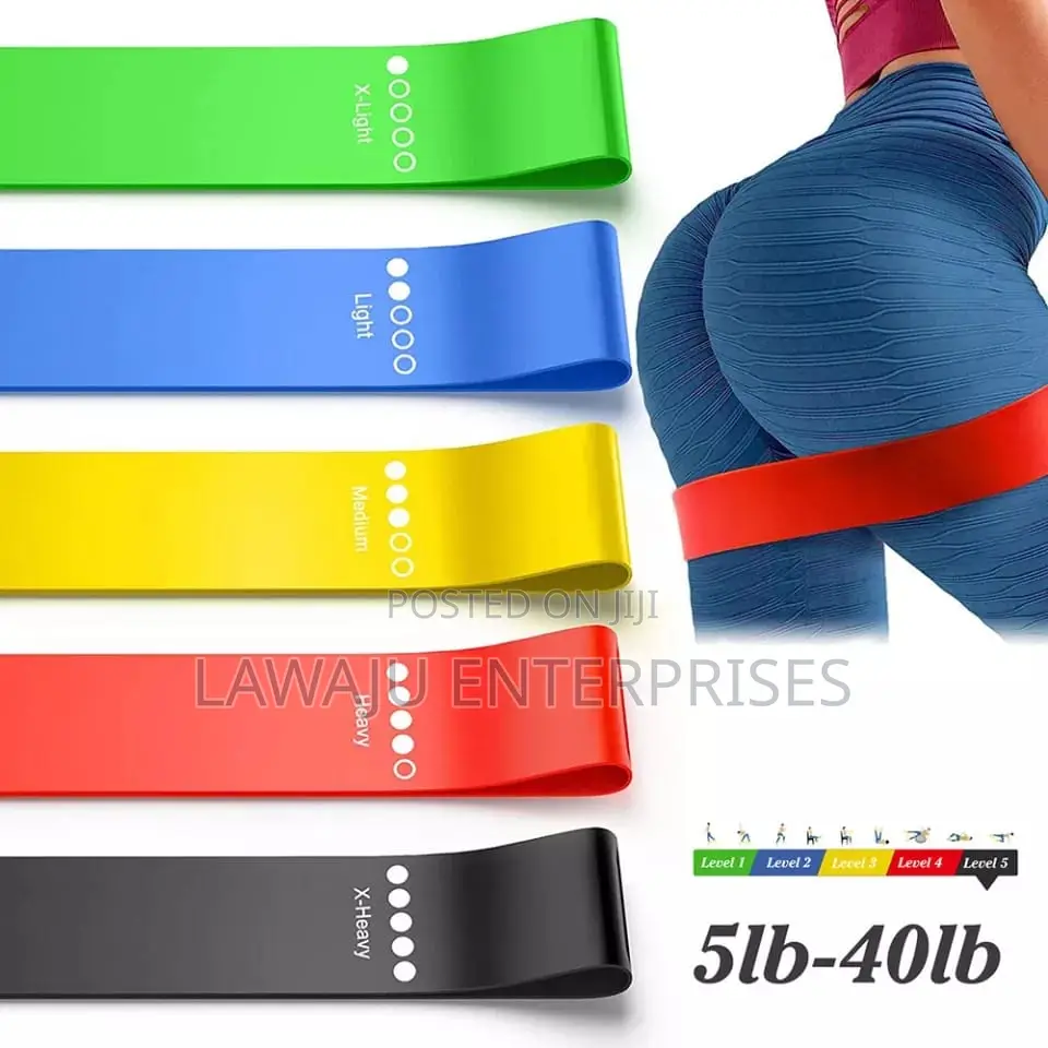 5pcs Set Best Resistance Bands