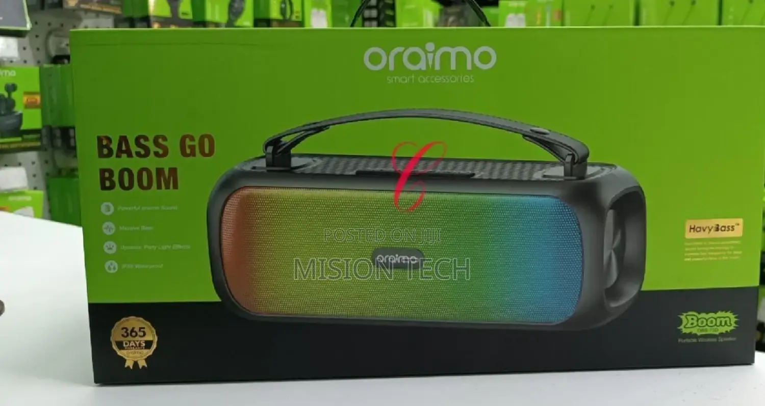 Oraimo Bluetooth OBS-75D Bass Go Boom Speaker