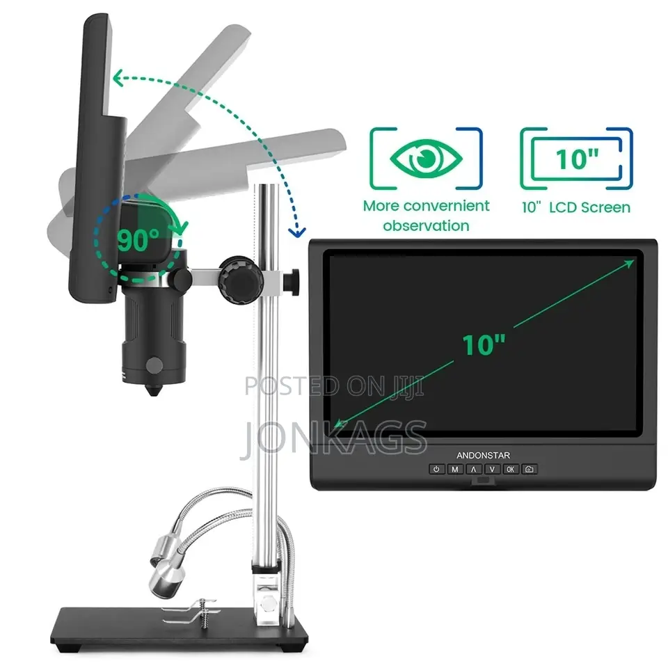 10 Inch Digital Microscope HDMI Out ×2000 Wireless Connect