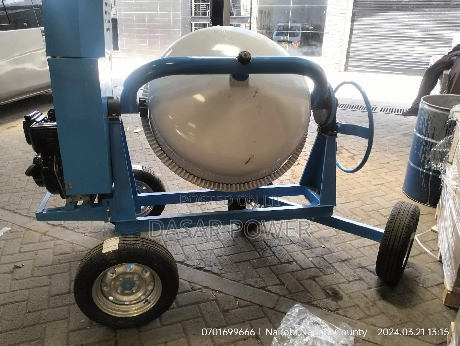 500l Aico Heavy Duty Concrete Mixer