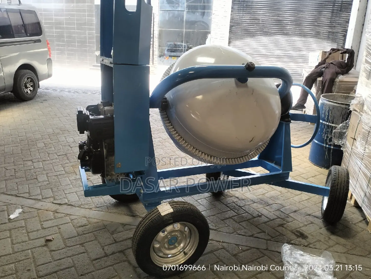 500l Aico Heavy Duty Concrete Mixer