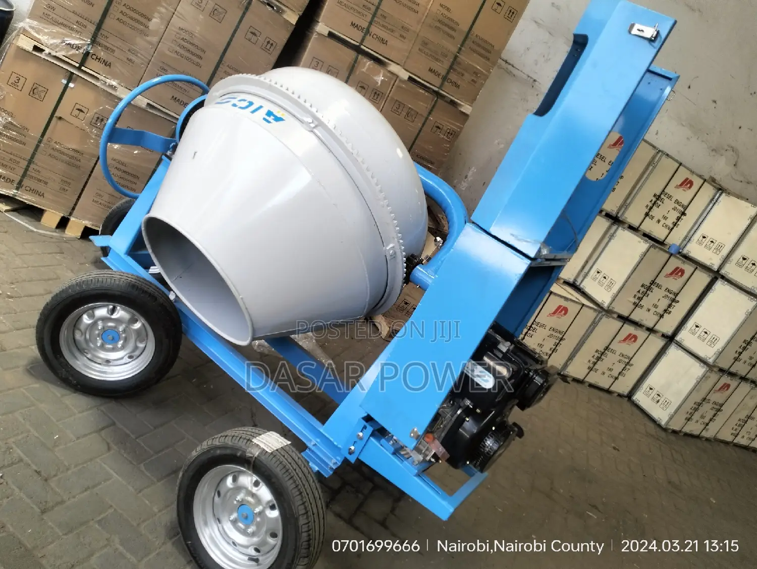 500l Aico Heavy Duty Concrete Mixer