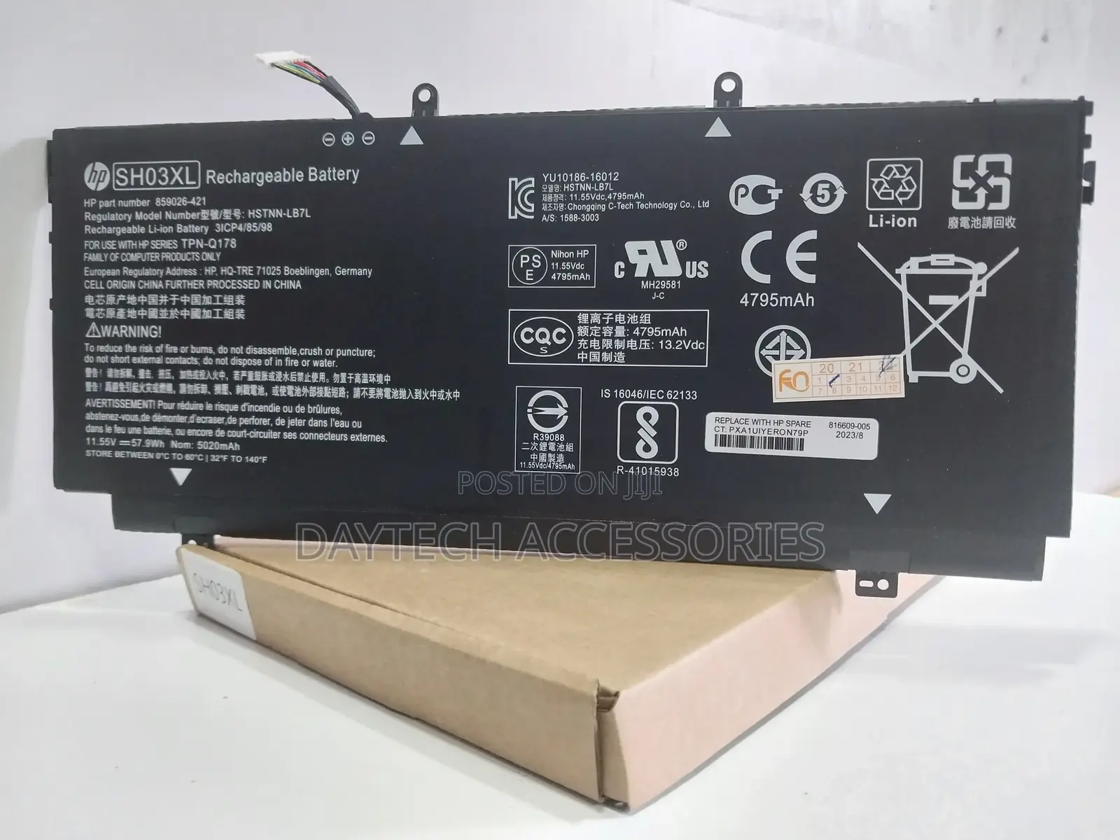 Sh03xl Laptop Battery for Hp Spectre X360 13-W000 13-W021tu