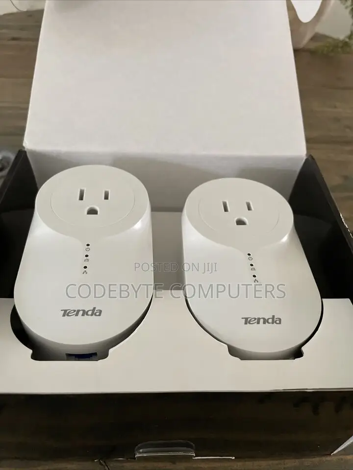 Tenda AV1000 PH6 Gigabit Passthrough Powerline Adapter Kit