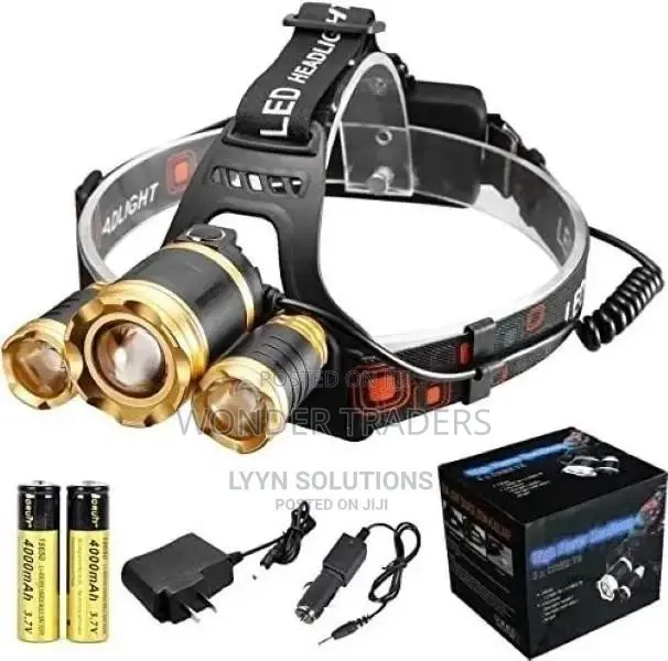 Headlamp XML T6 Led Zoom Able Headlight