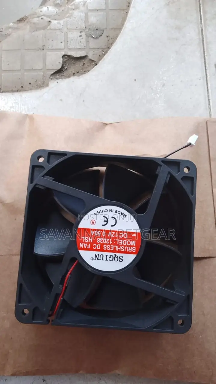 Heavy Duty DC Fan for Incubator 0.50A