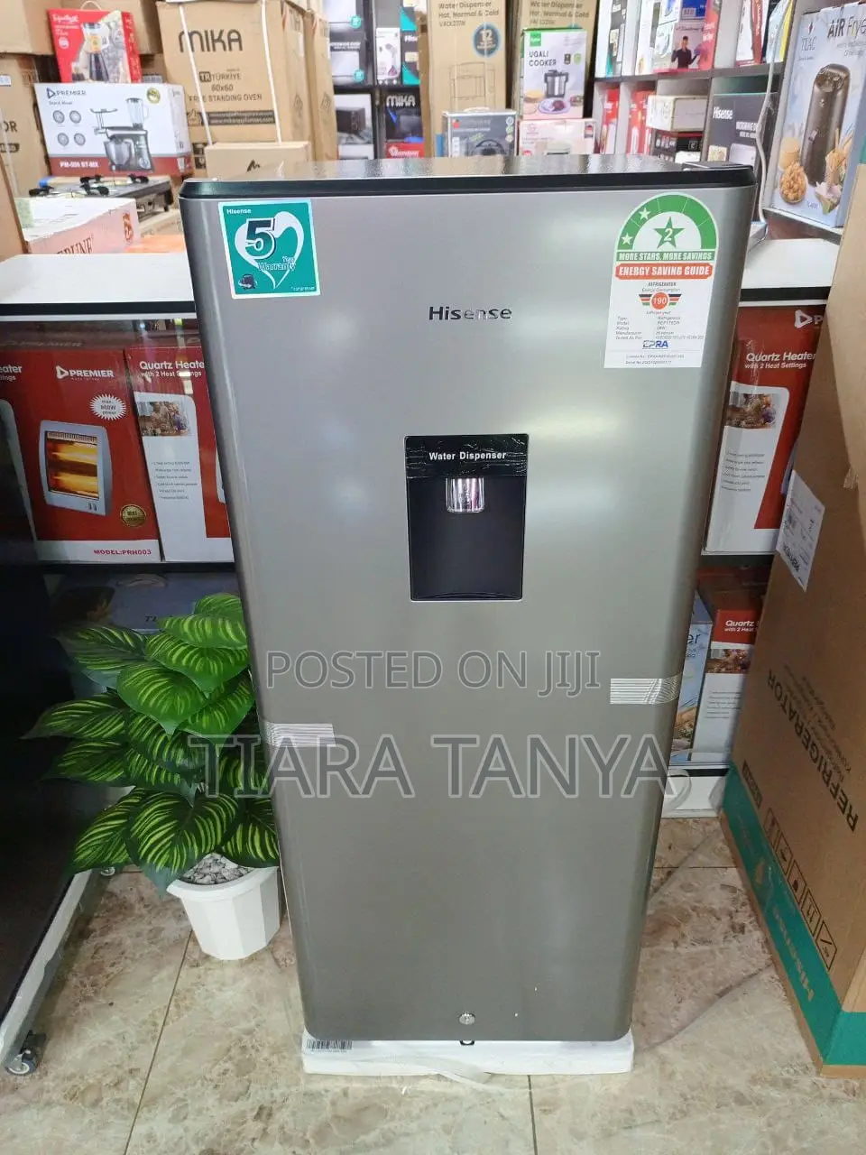 Hisense Fridge 176 Liters Water Dispenser Ref176dr