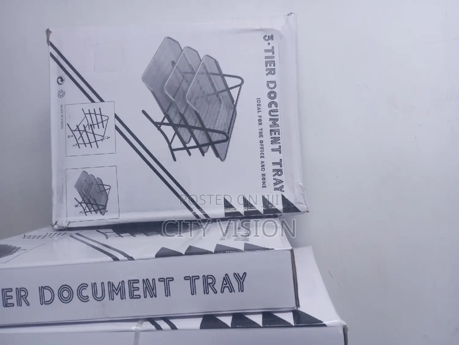 3-Tier Document Tray!! 3-Tier! (Ideal for Office Home Use)