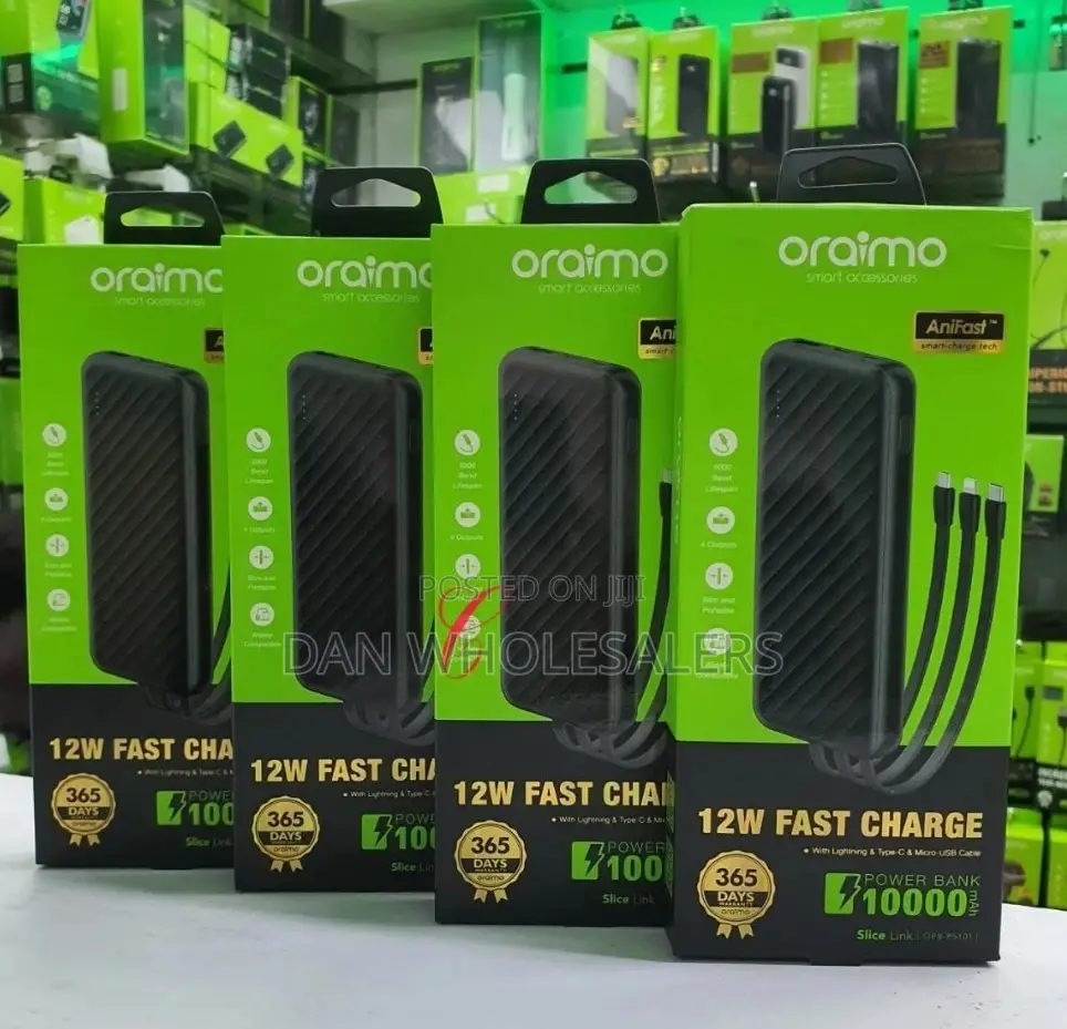 Oraimo Powerbank 10000 Amps OPB-P5101