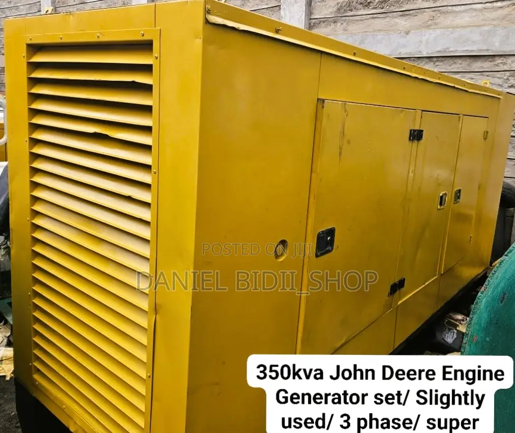 John Deere Engine Generator Set 3 Phase Silent 350kva