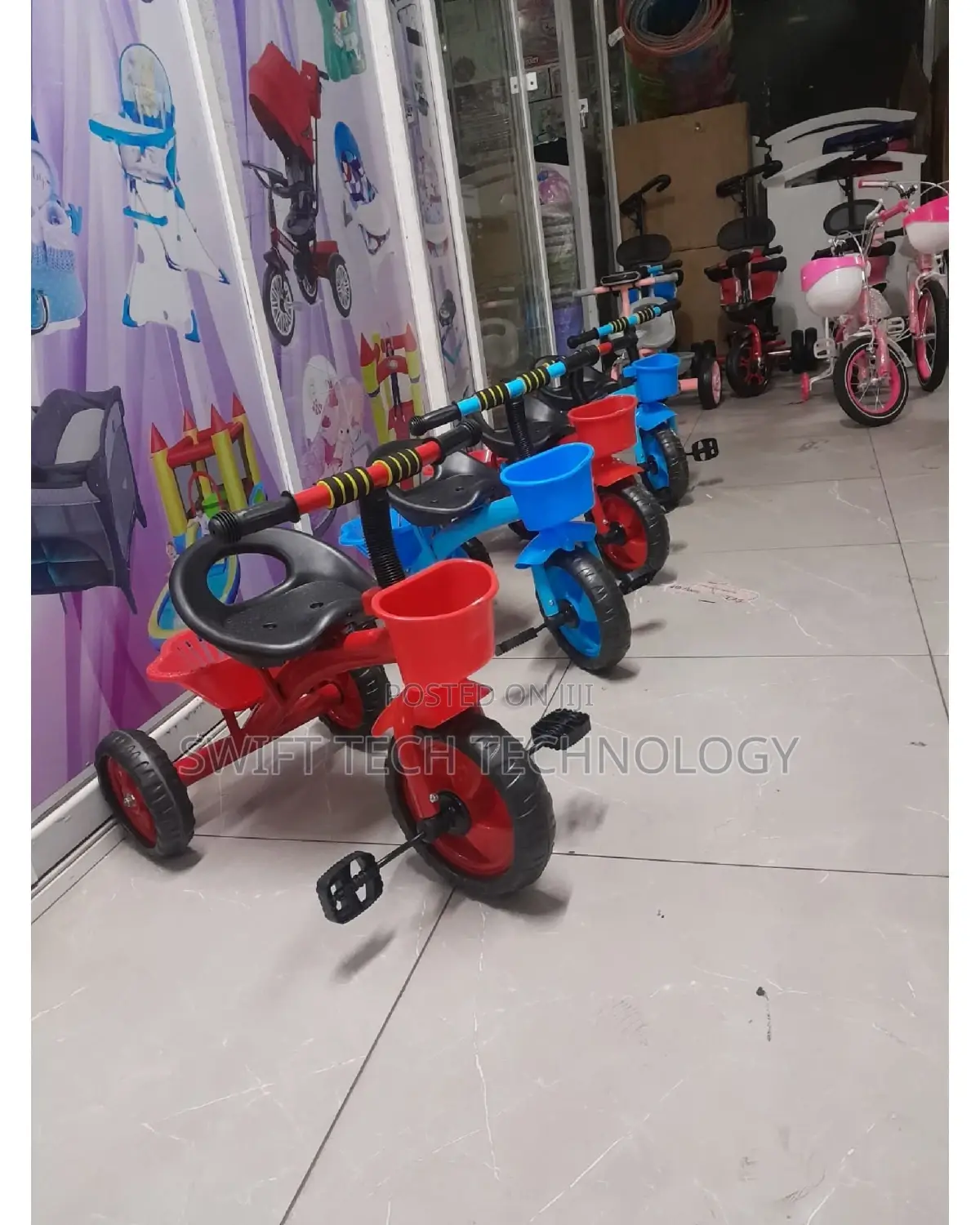 Tricycle ,Tricycle, Tricycle ,Blue ,Red Tricycle