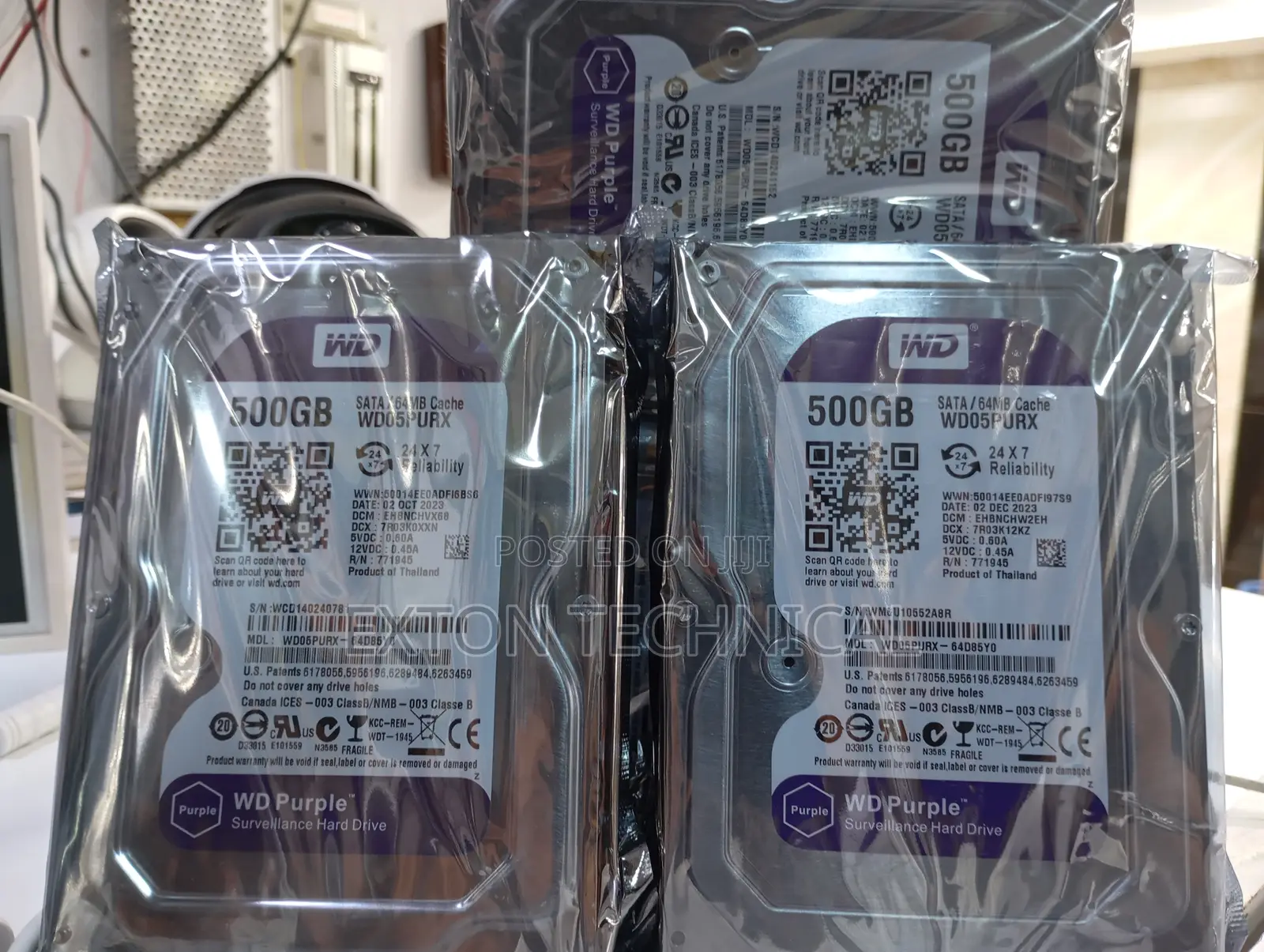 500gb Wd Purple Surveillance Hard Disk