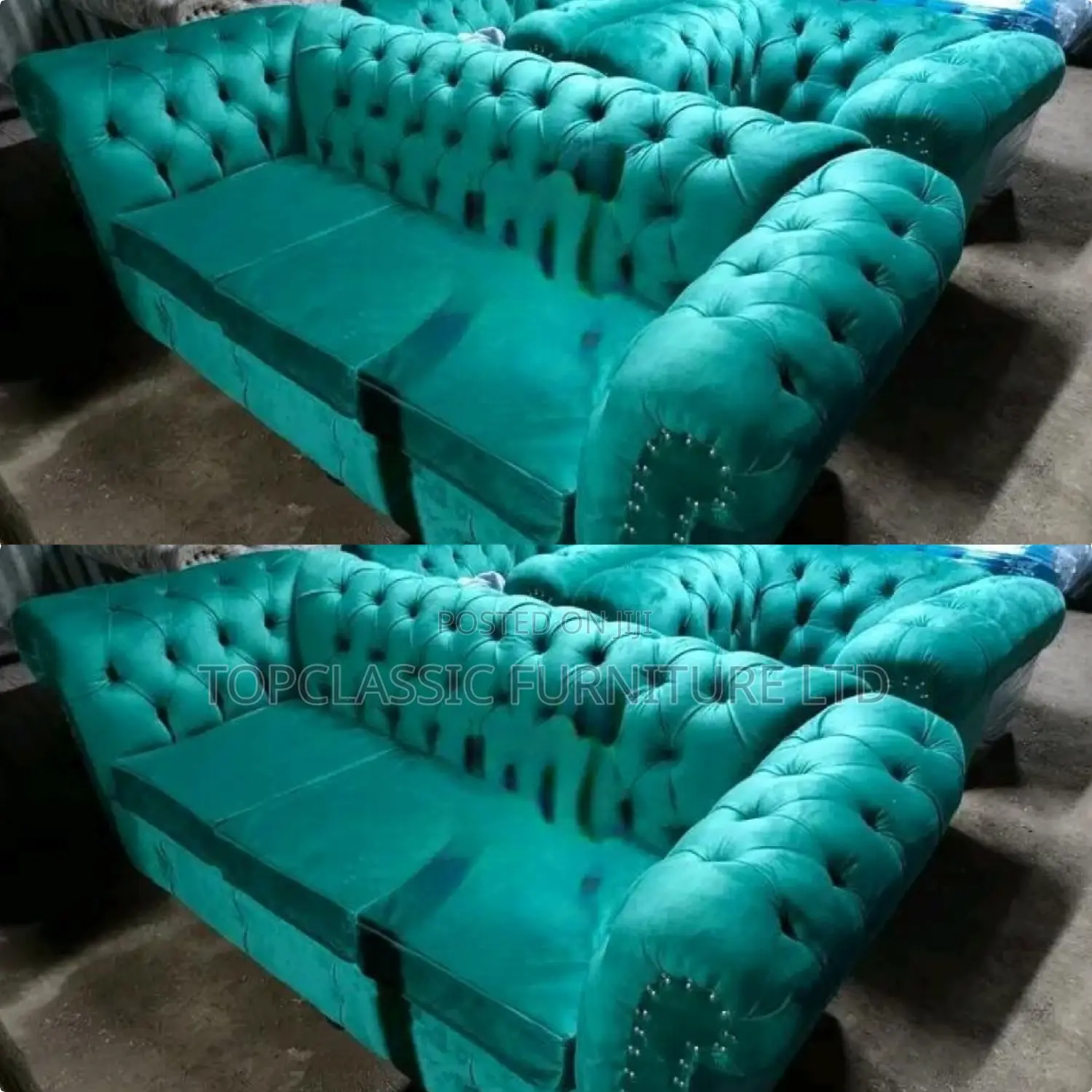 3-Seater Chester Sofas+Free Throw Pillows