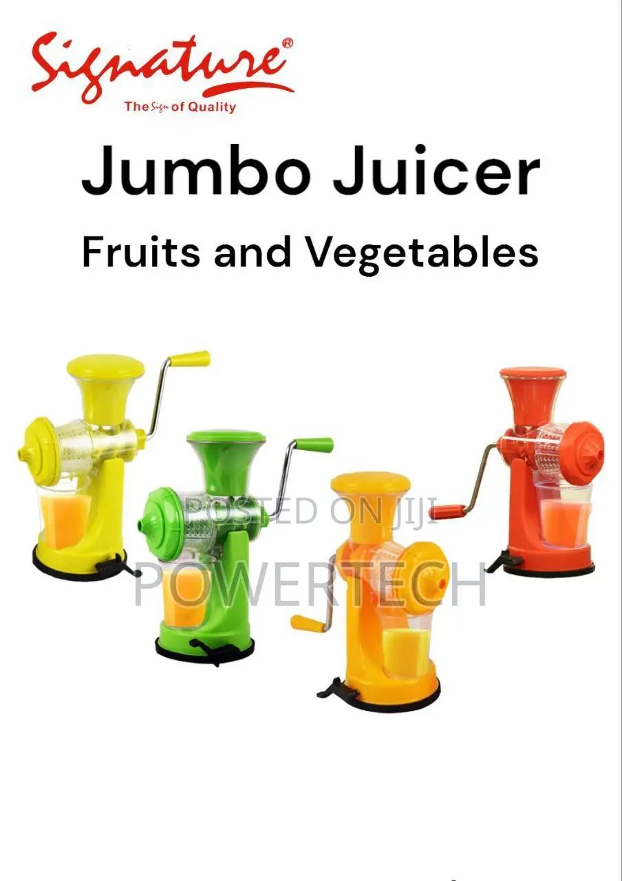 Manual Fruits and Vegetable Juicer.