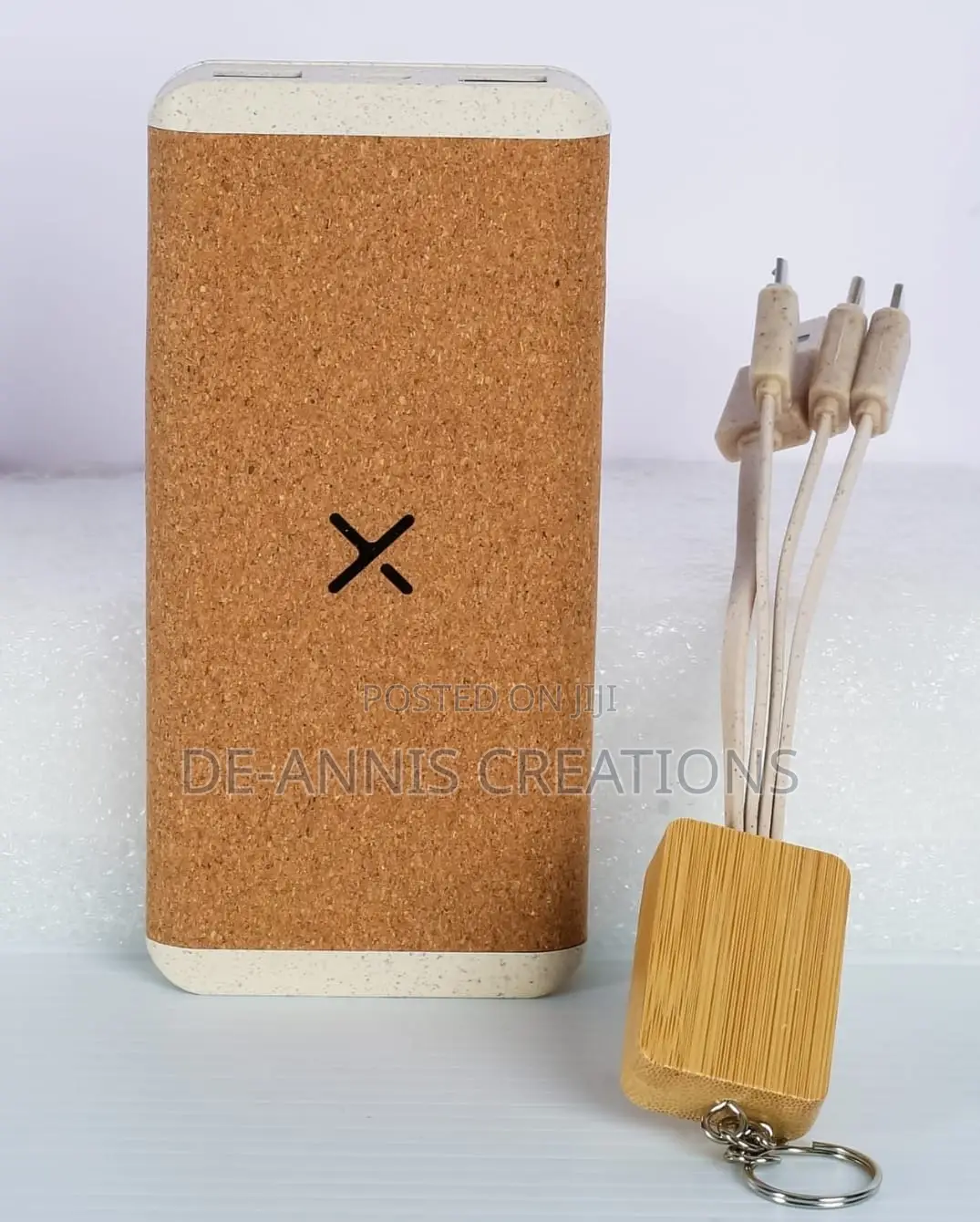 Eco Friendly Natural Cork Wireless Charger Power Bank