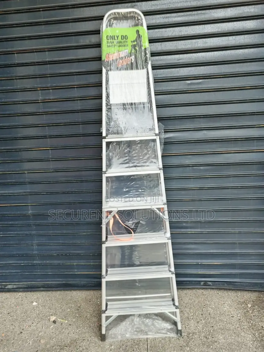Aluminium 7steps Free Stand a Type Ladder