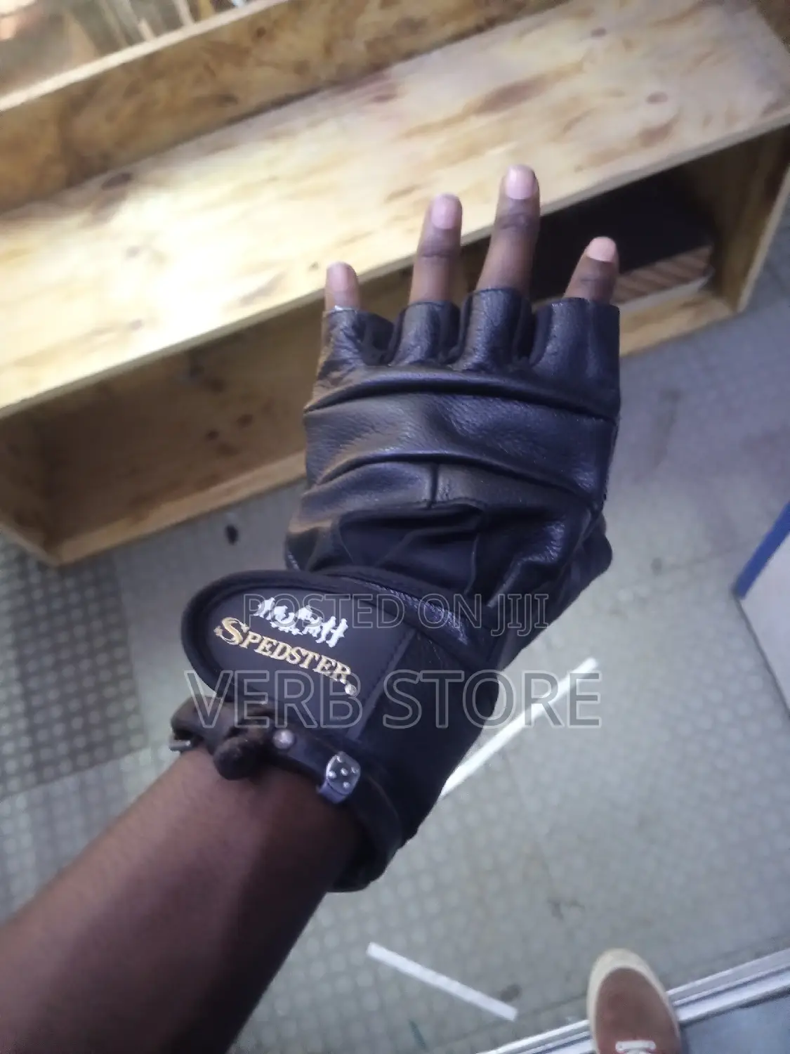 Leather Speedster Gym Gloves