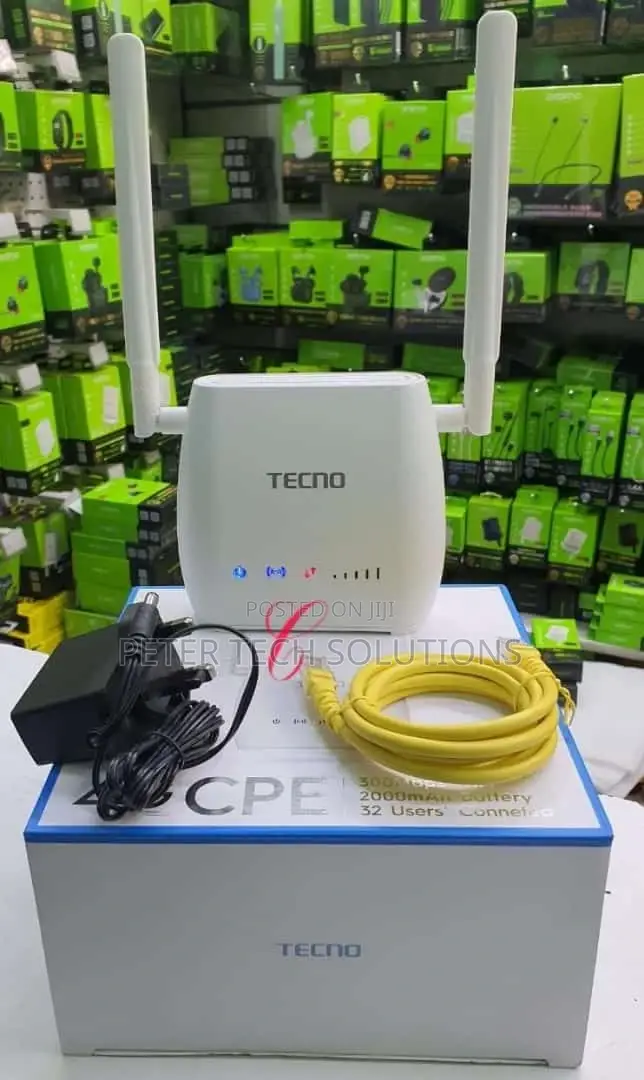 TECNO Router With Back Up Battery