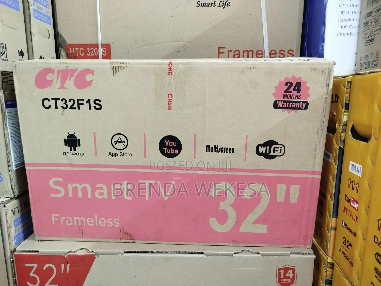 CTC 32 Inch, Smart Android Tv, Has Inbuilt Wifi ,Youtube