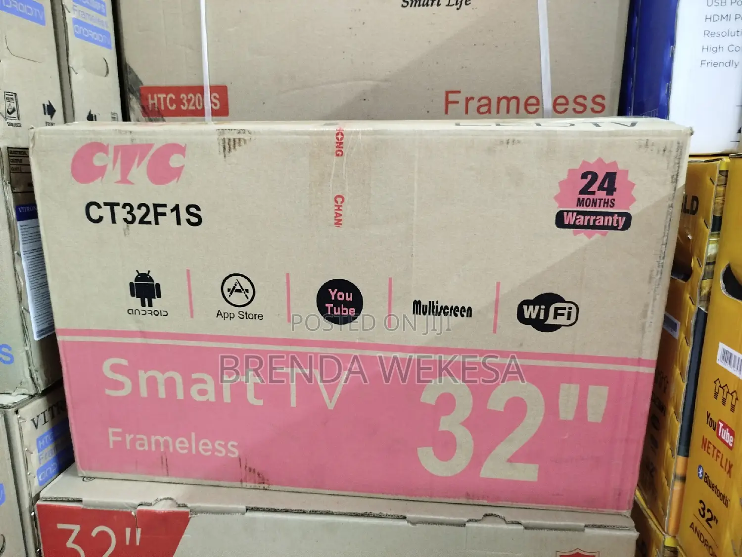 CTC 32 Inch, Smart Android Tv, Has Inbuilt Wifi ,Youtube