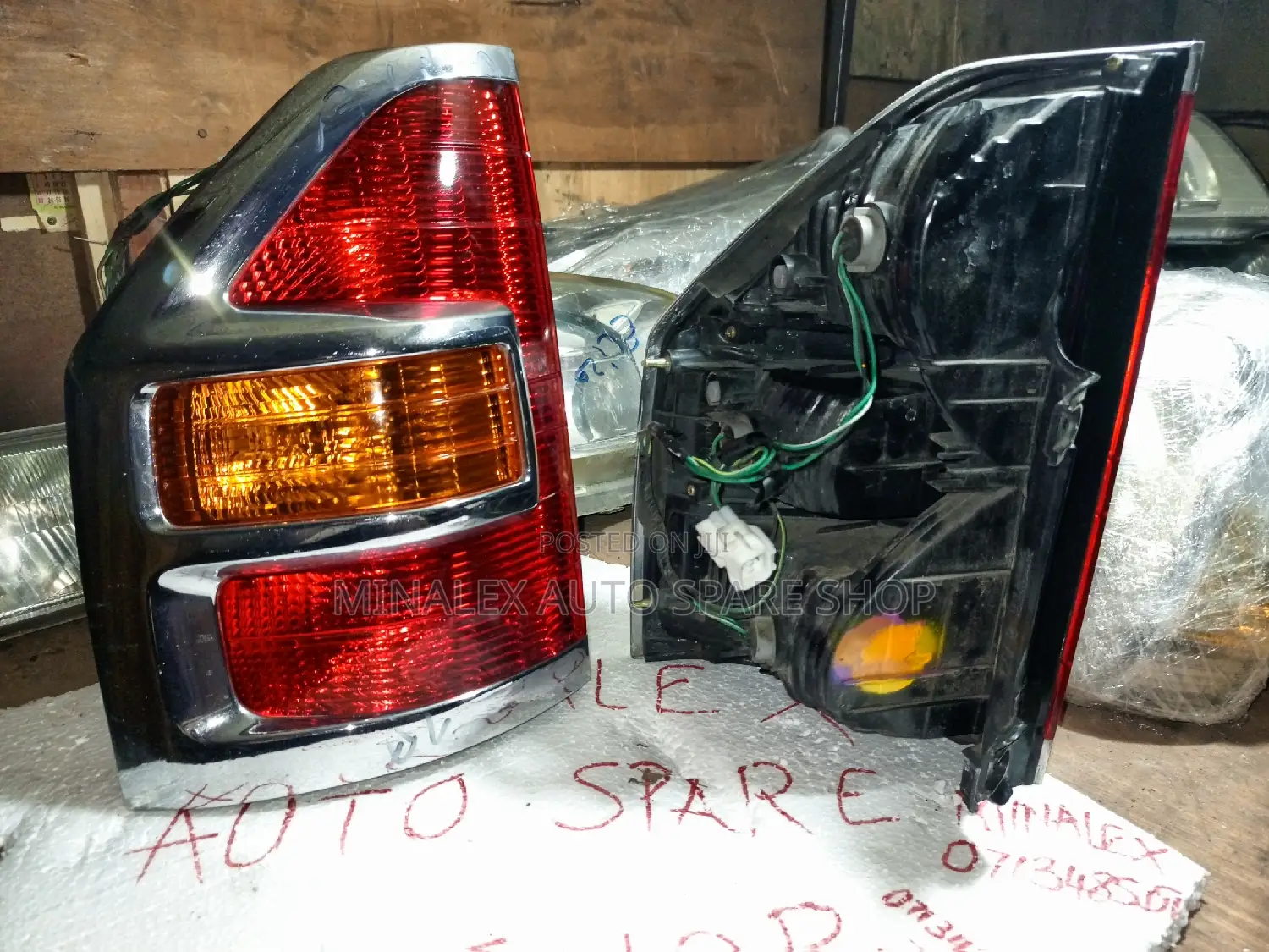 Pajero Makai V73 Backlights(Chrome Periphery