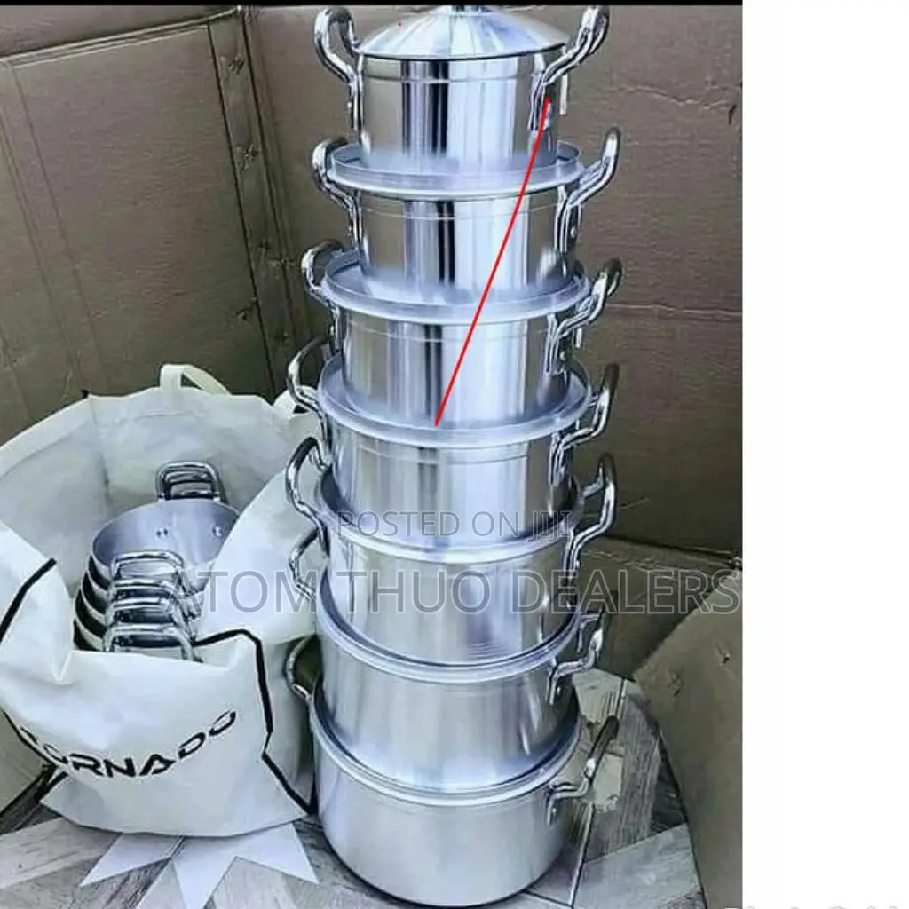 14 PCS Tornado With Lids Stainless Steel