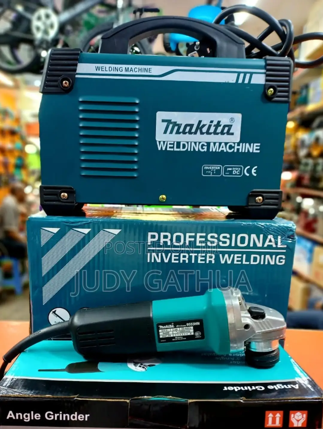 Makita Welding Machine+Grinder