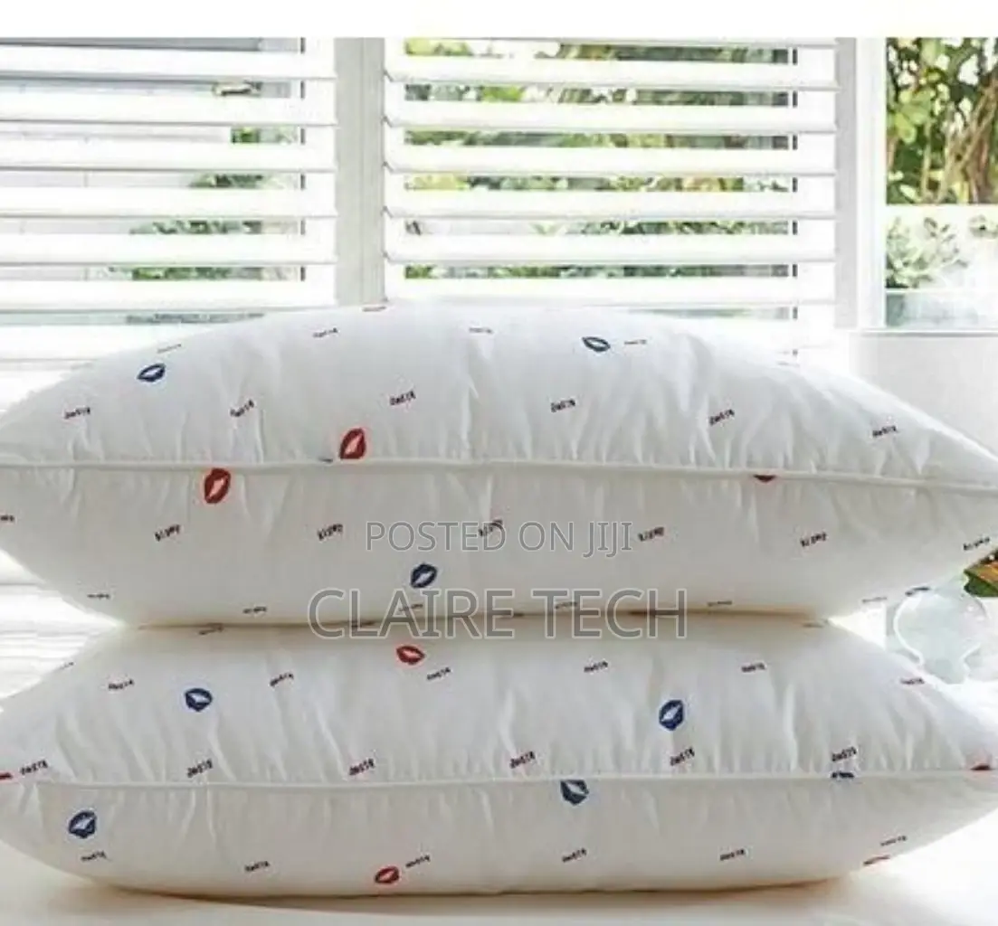 White Pair of Fibre Pillow 