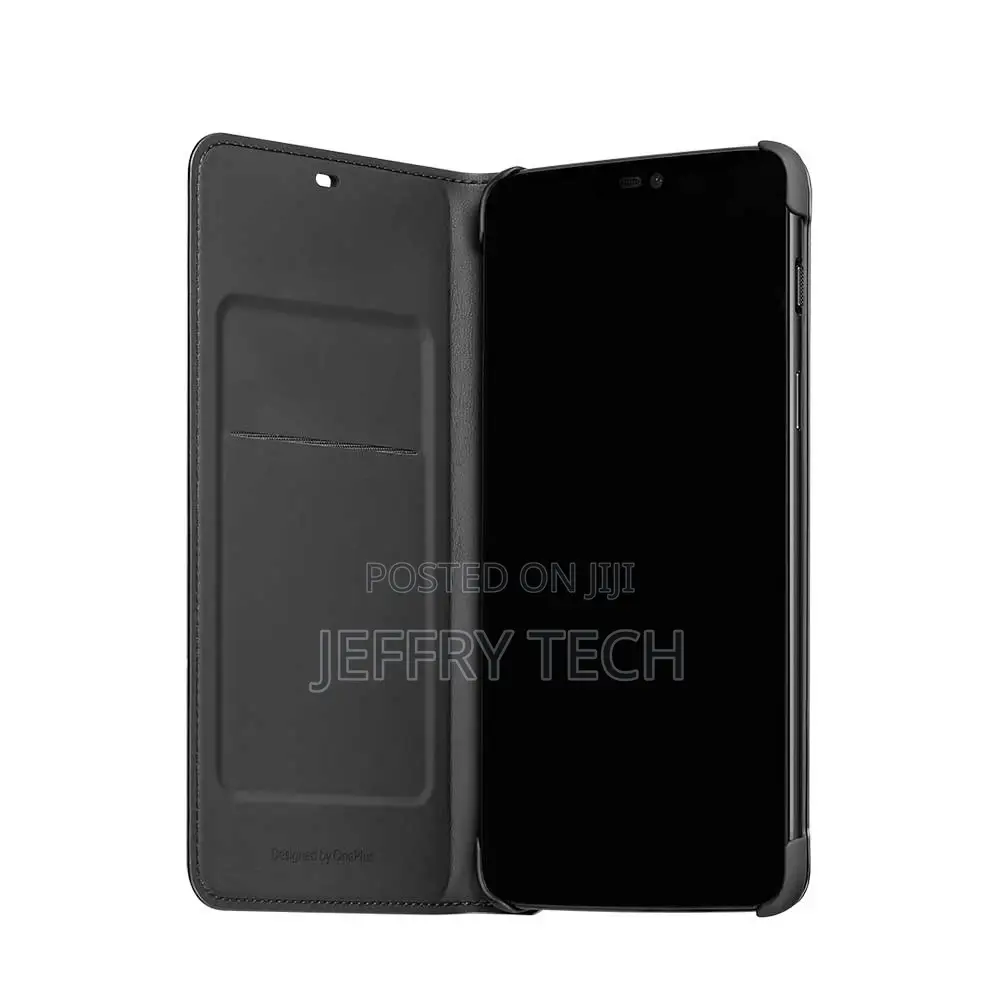 Oneplus 6 Flip Cover Black