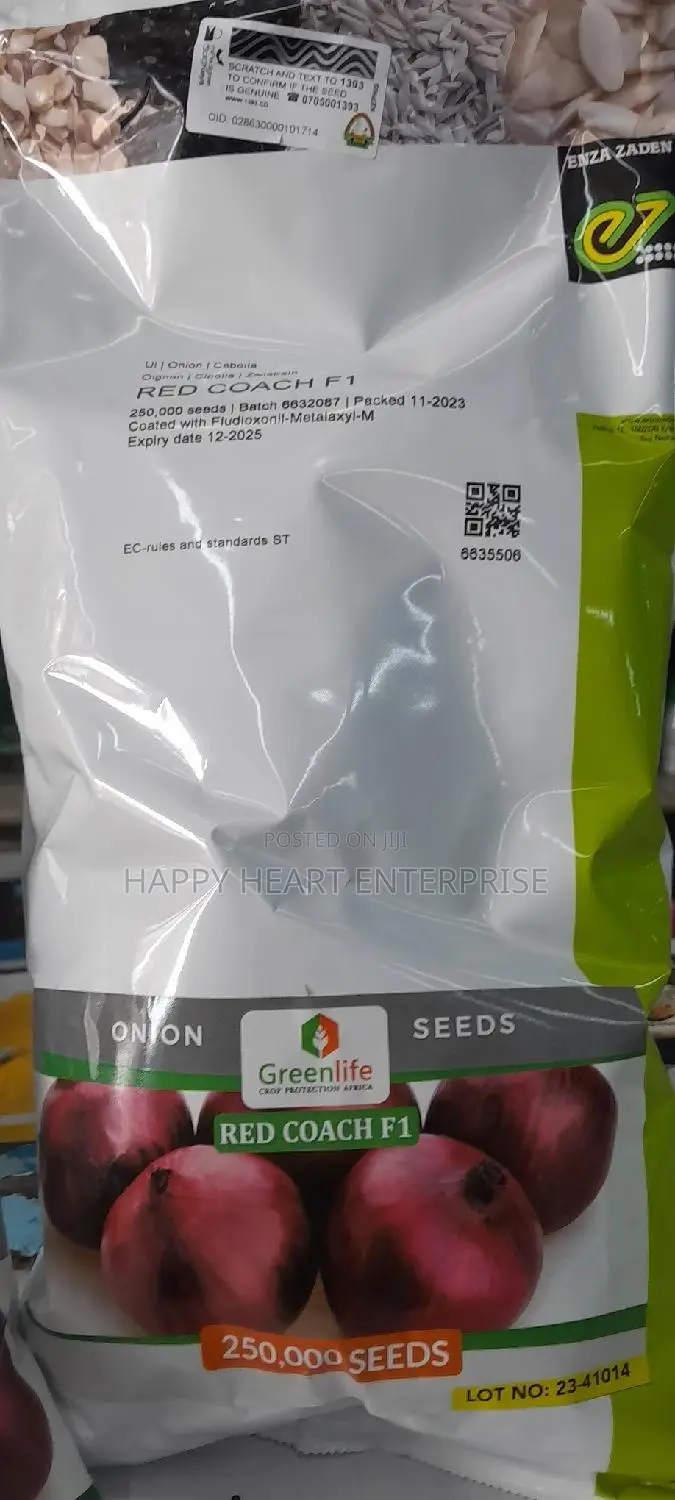 Red Coach F1 Hybrid Onion 1kg(250,000 Seeds)