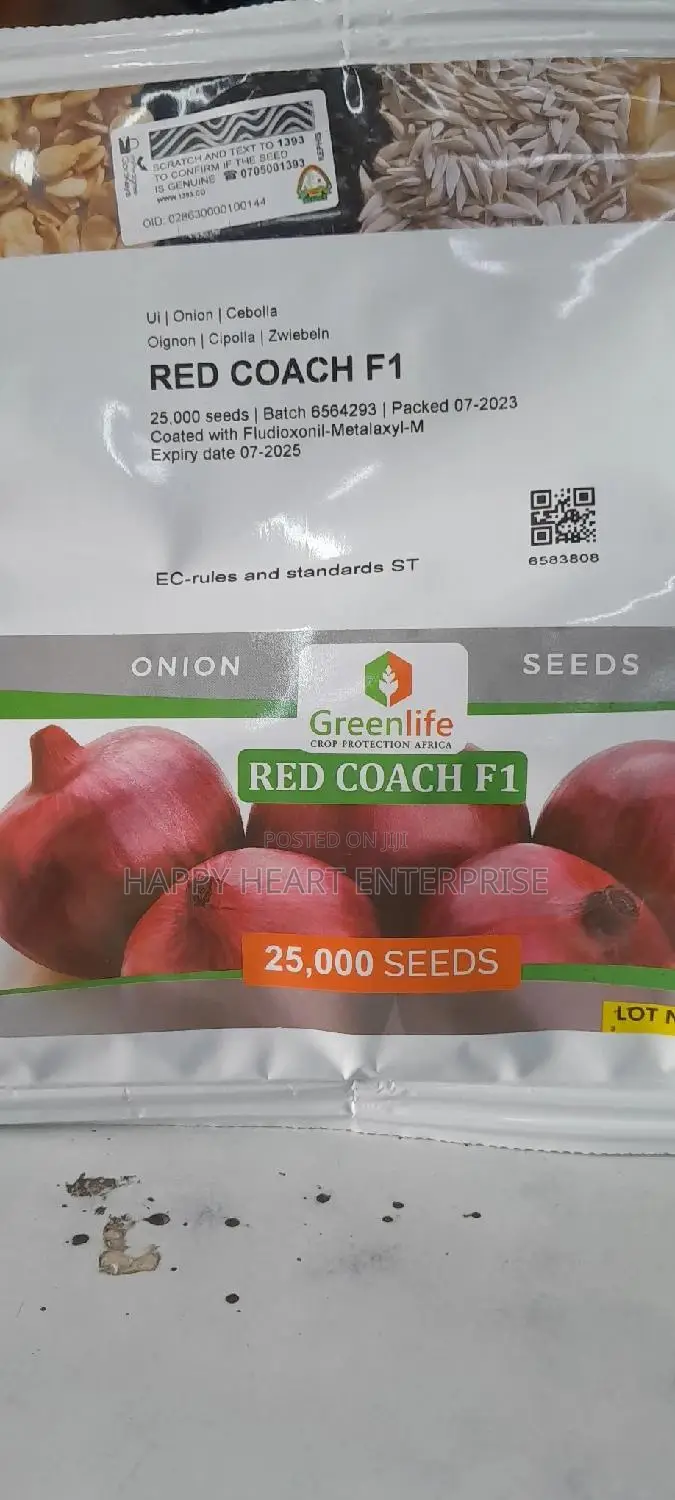 Red Coach F1 Onion Hybrid Seed 100G (25000) Seeds