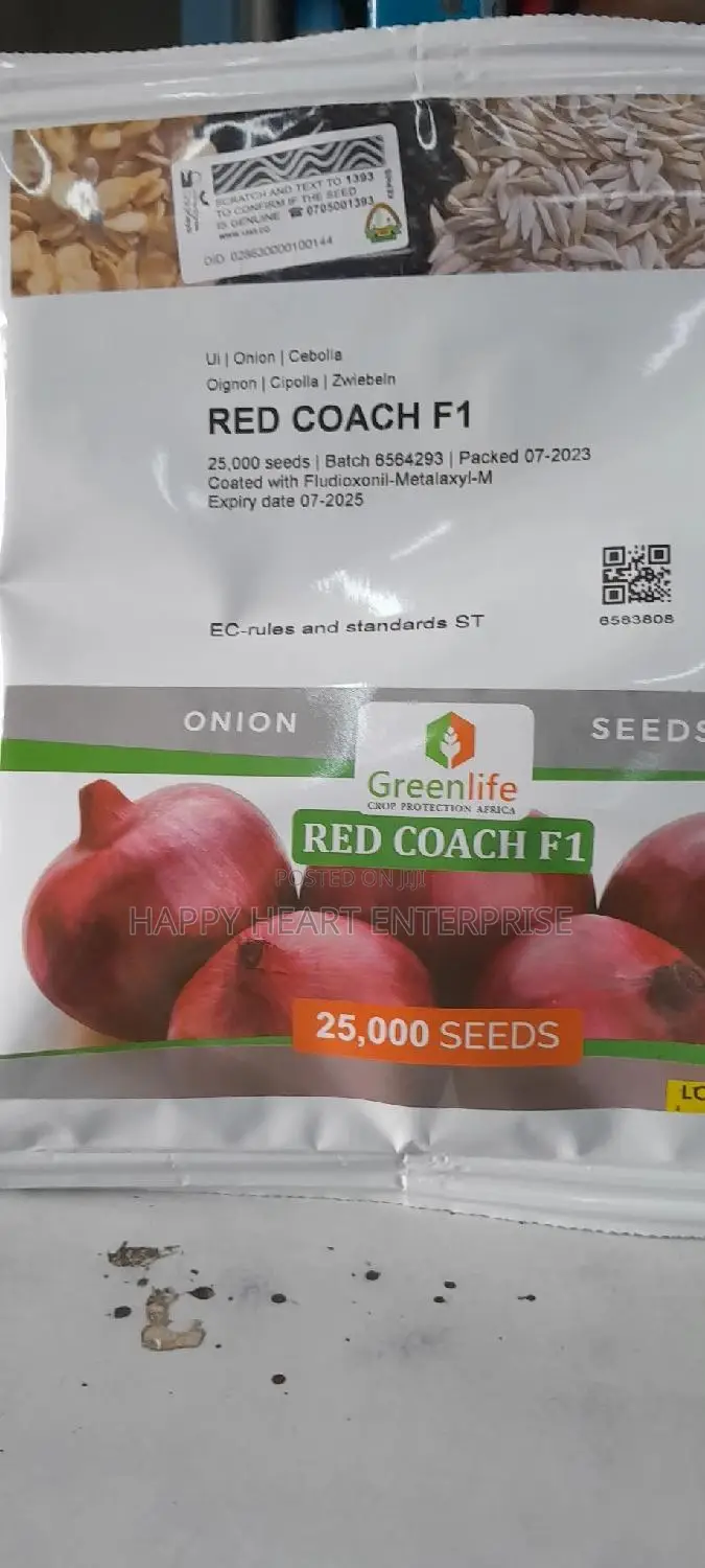 Red Coach F1 Onion Hybrid Seed 100G (25000) Seeds