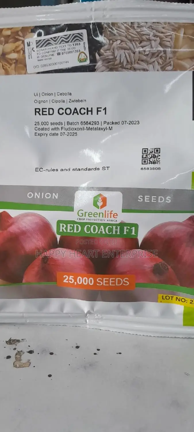 Red Coach F1 Onion Hybrid Seed 100G (25000) Seeds