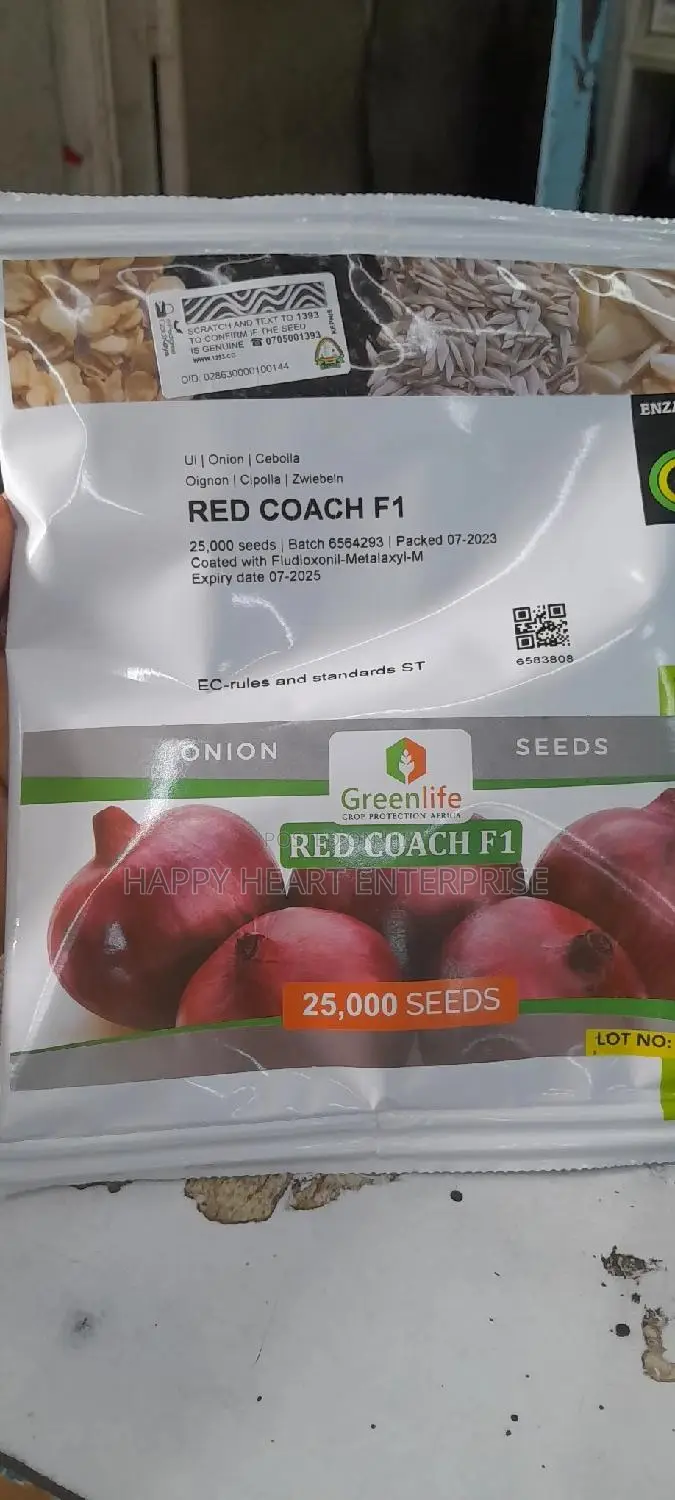 Red Coach F1 Onion Hybrid Seed 100G (25000) Seeds
