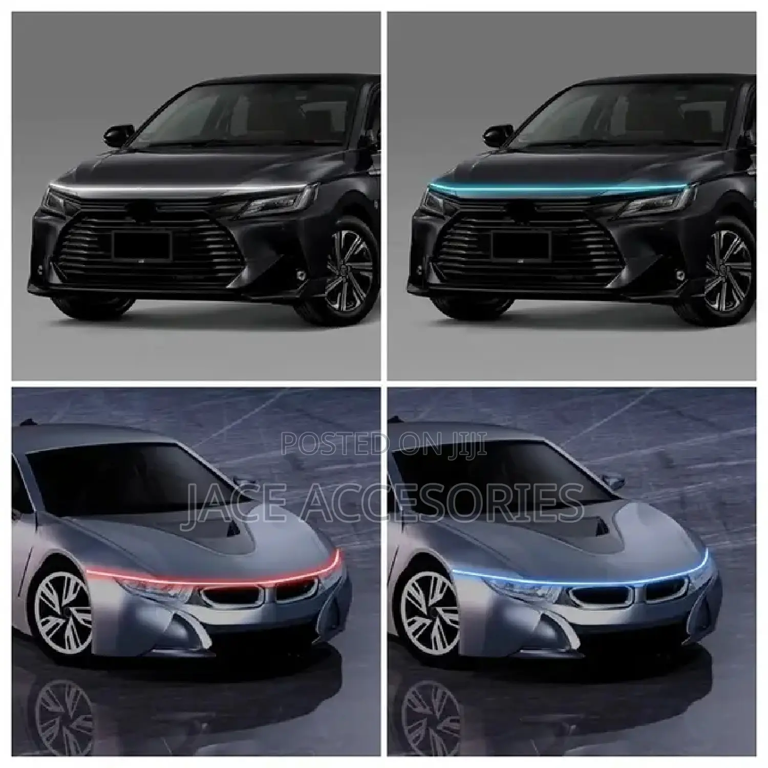 Bright Full Light Hood Light +Start Scan Effect