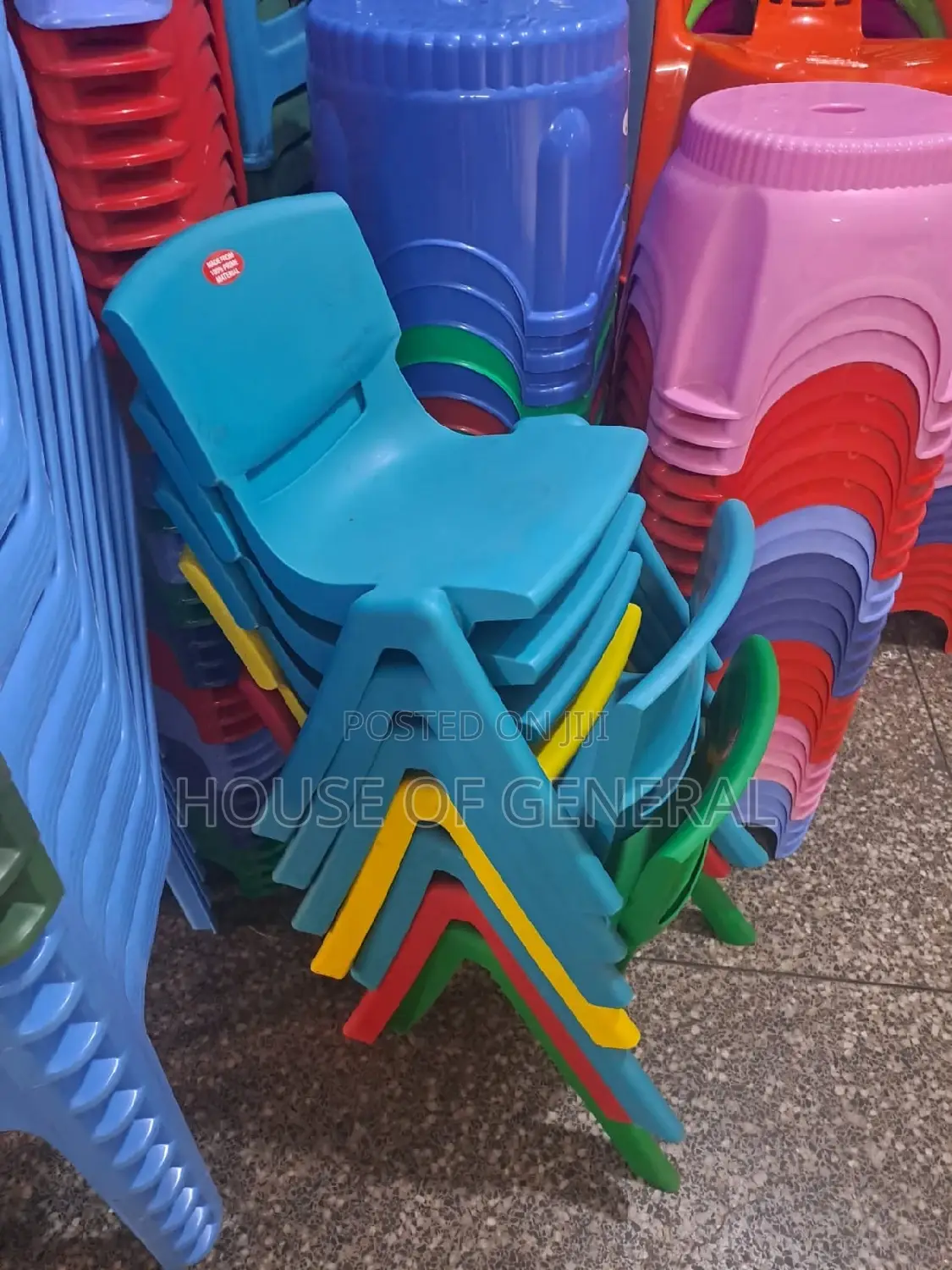 Strong Kindergarten Plastic Chairs