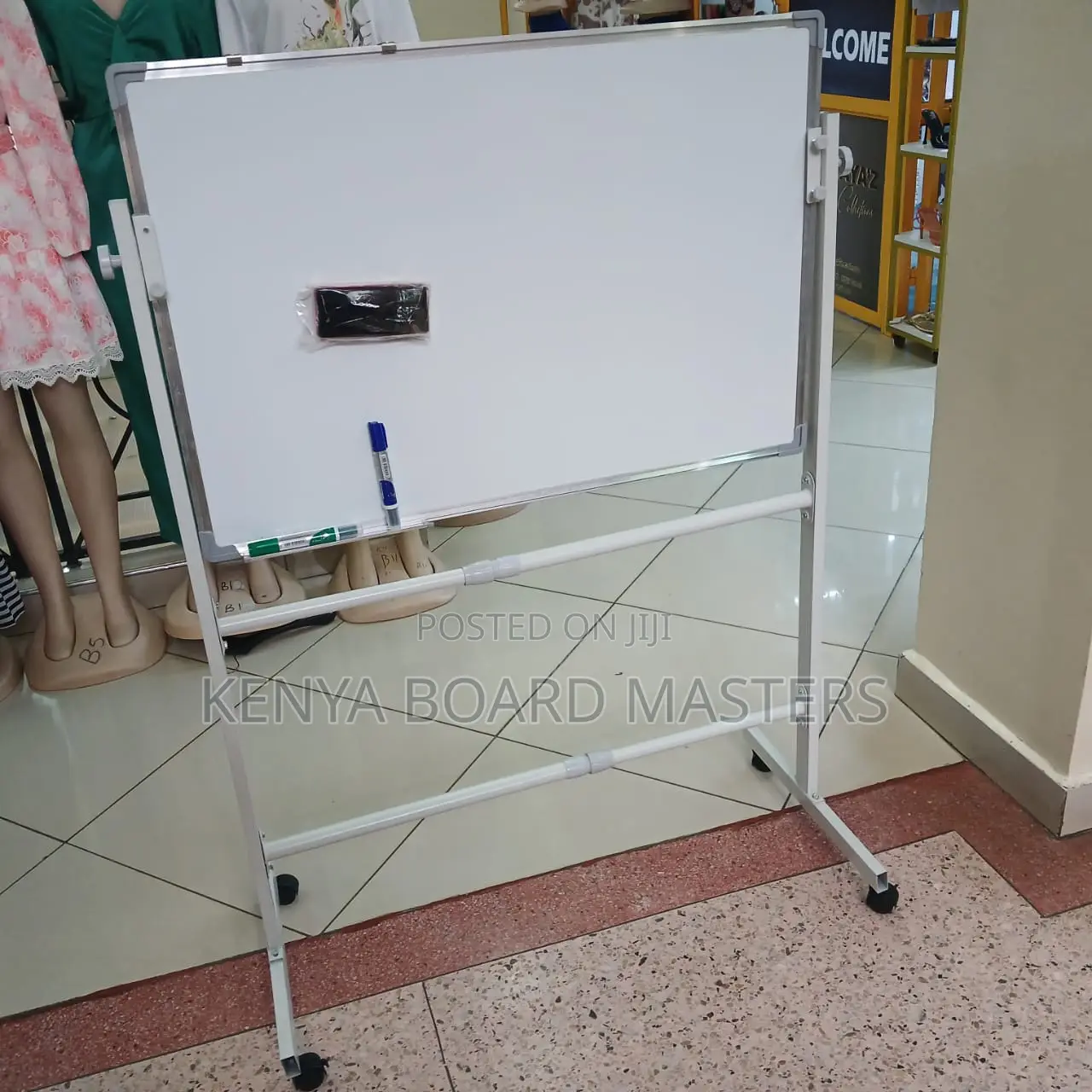 White Boards on a Wheeled Stand , White Boards at Offer.