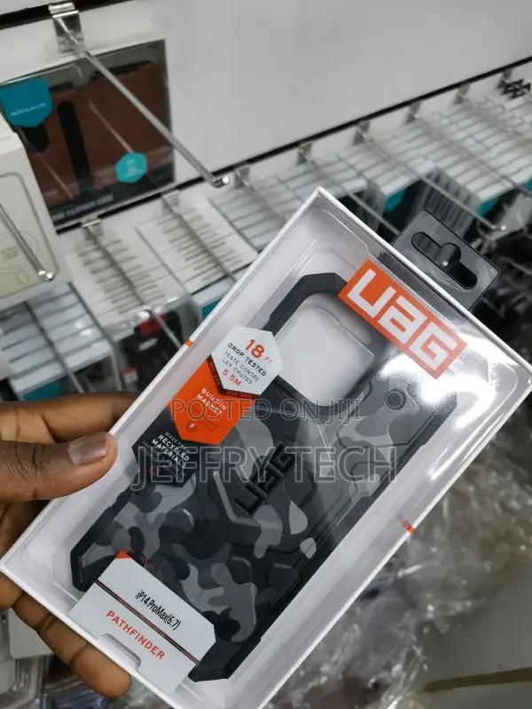 UAG Pathfinder Phone Cover for iPhone 14 Pro Max White Camou