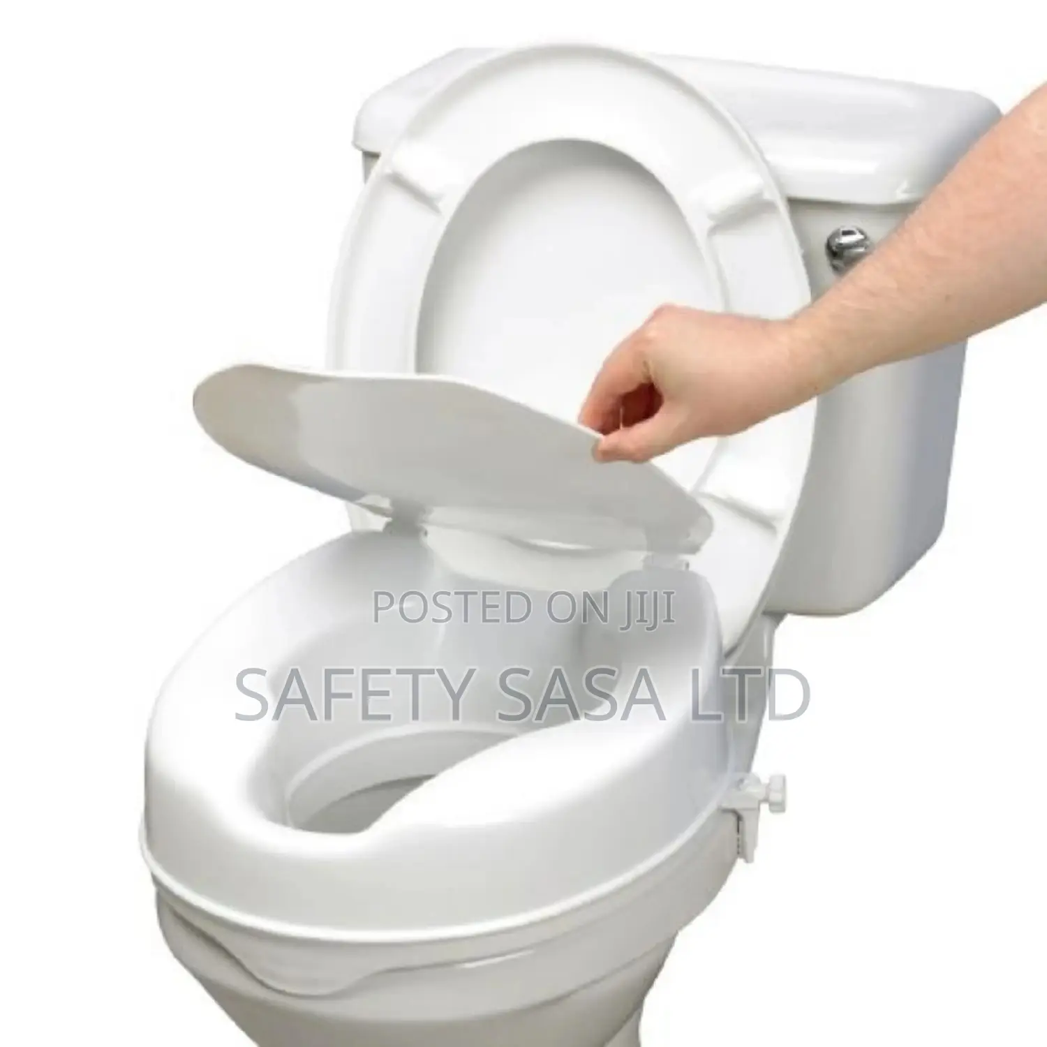 Toilet Seat Raiser With Lid, 10 Cm Toilet Seat Booster Seat