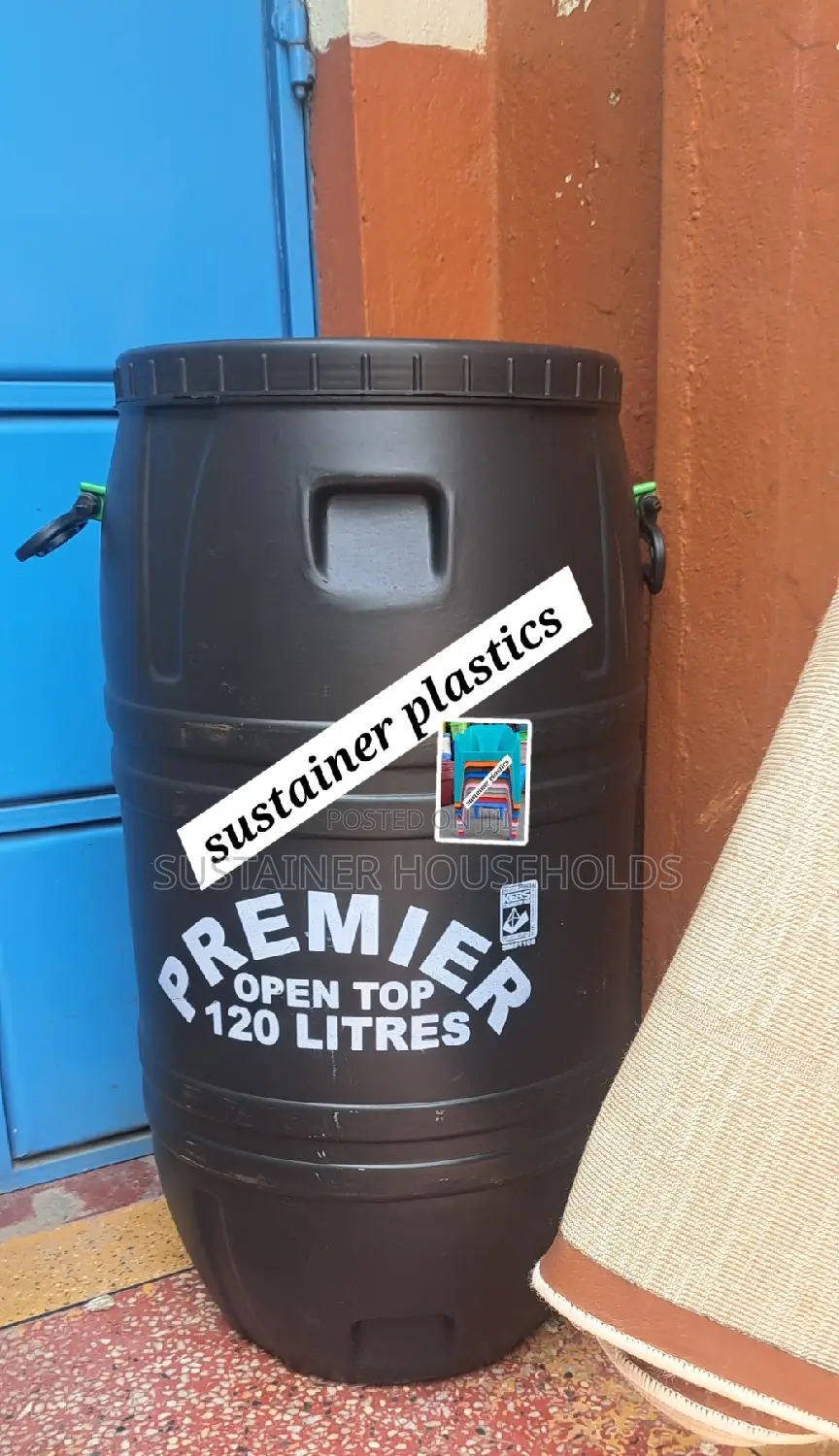 Water Tank,120 Litres in Black